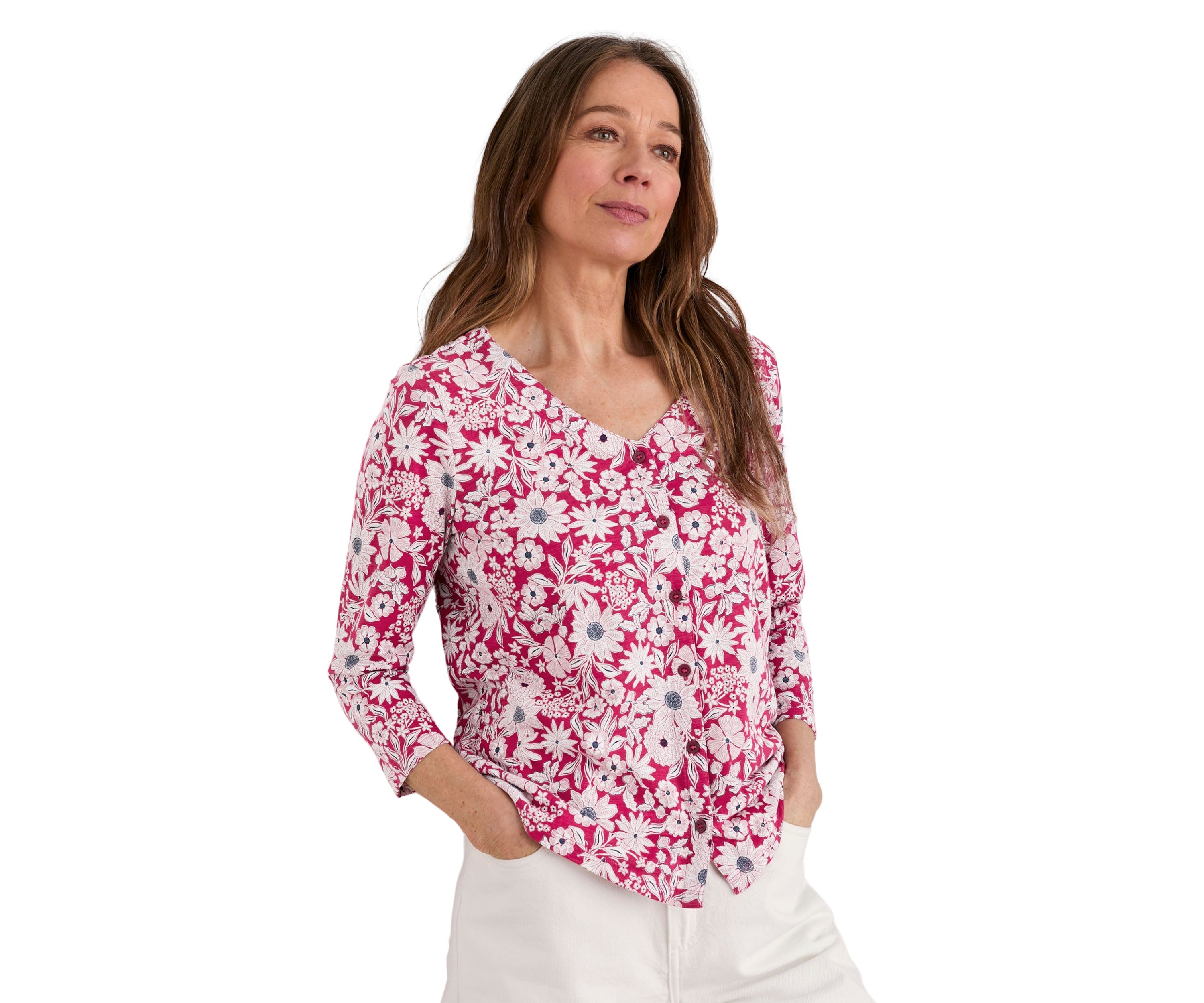 Womens 3/4 Studio Glass Top