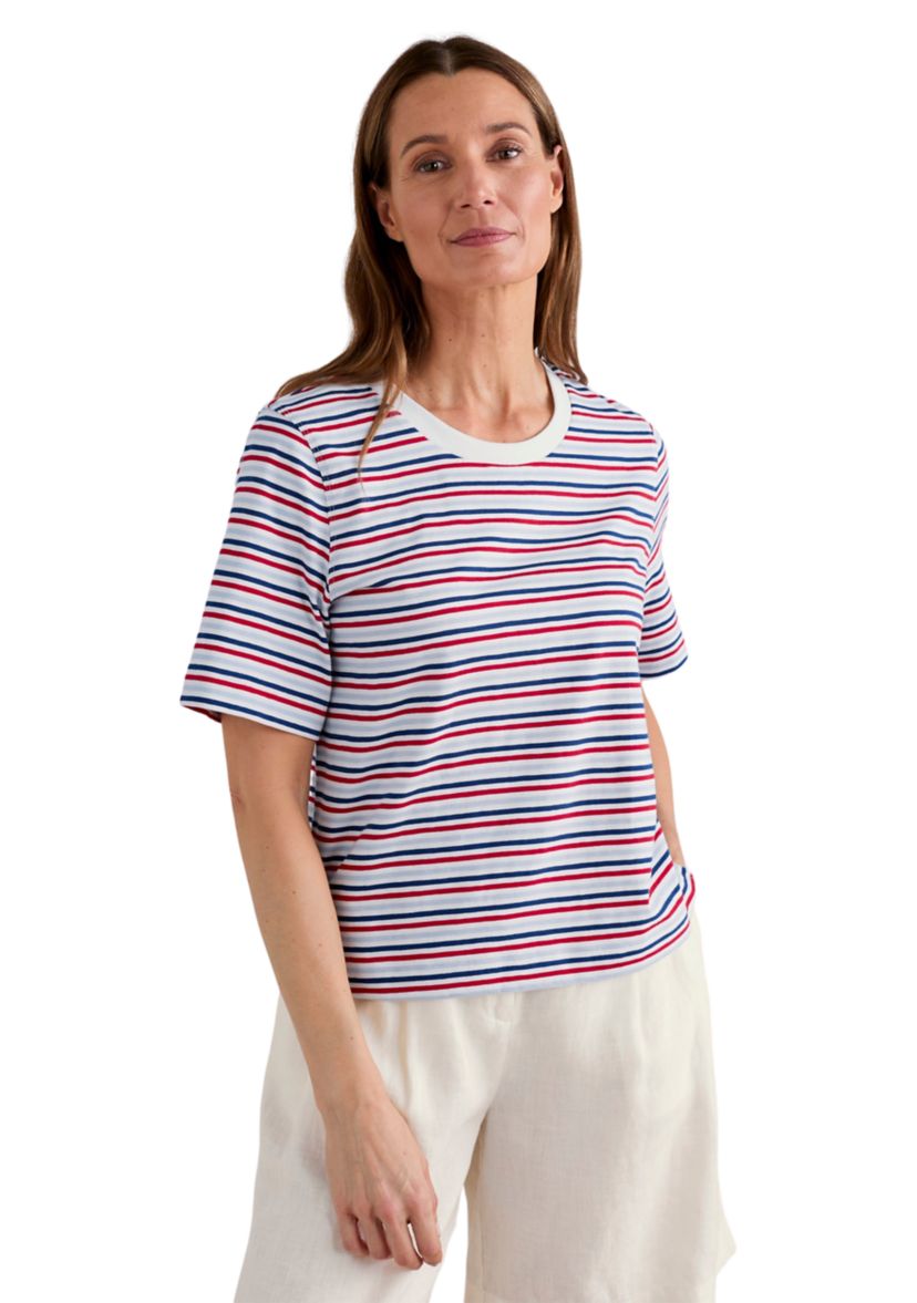 Womens Copseland Striped Organic Cotton T-Shirt