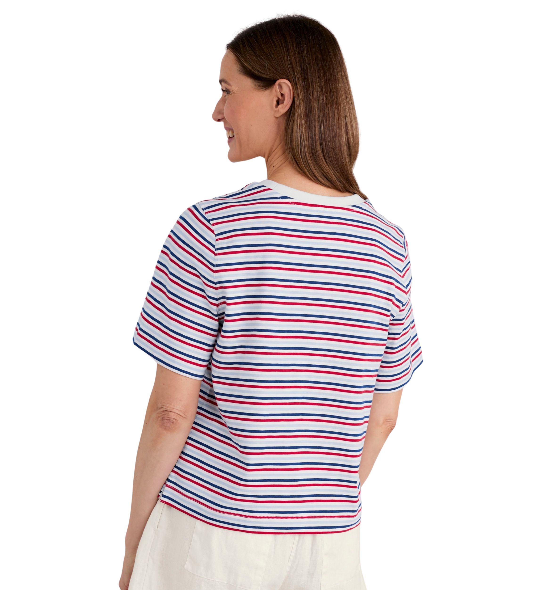 Womens Copseland Striped Organic Cotton T-Shirt
