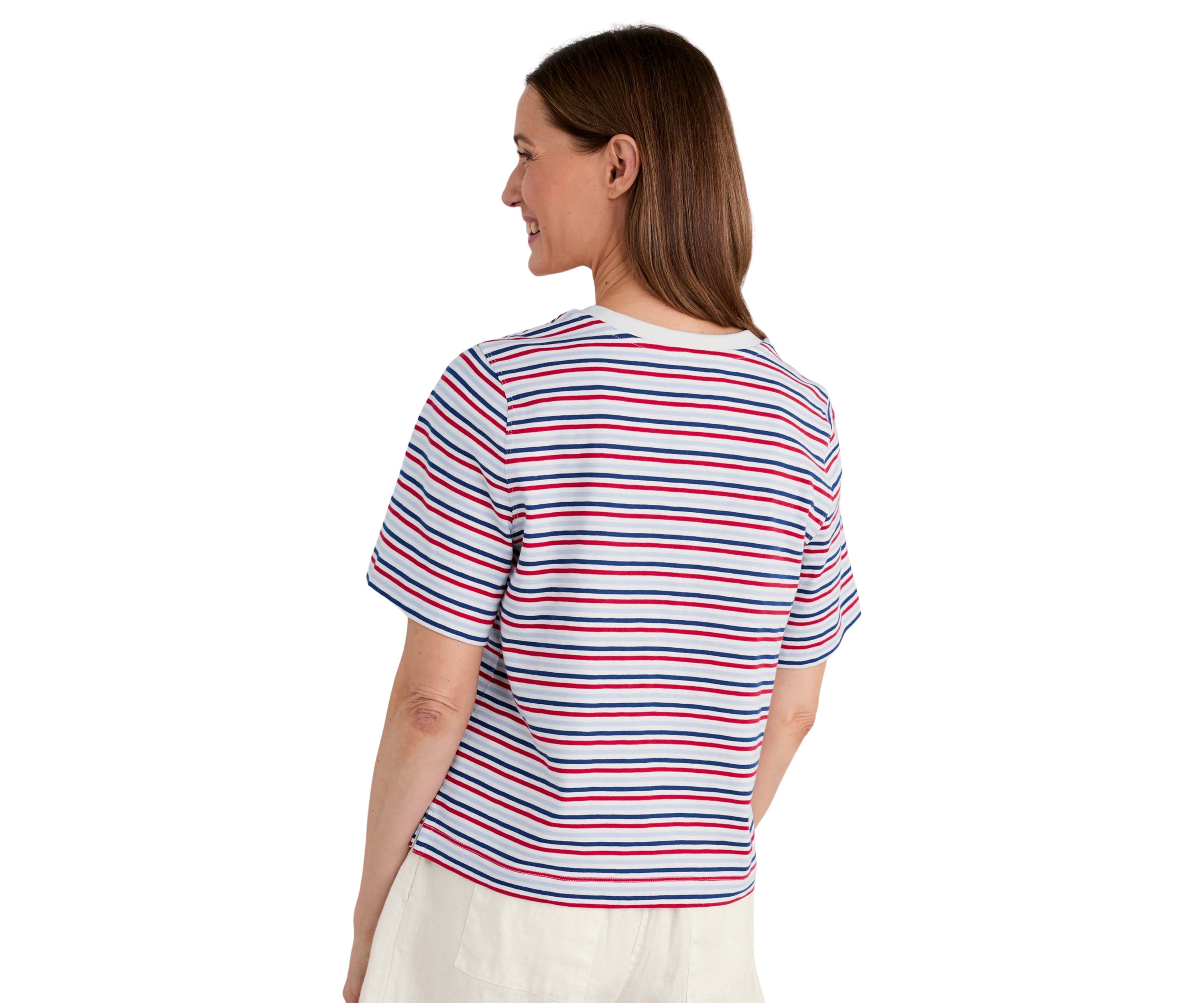 Womens Copseland Striped Organic Cotton T-Shirt