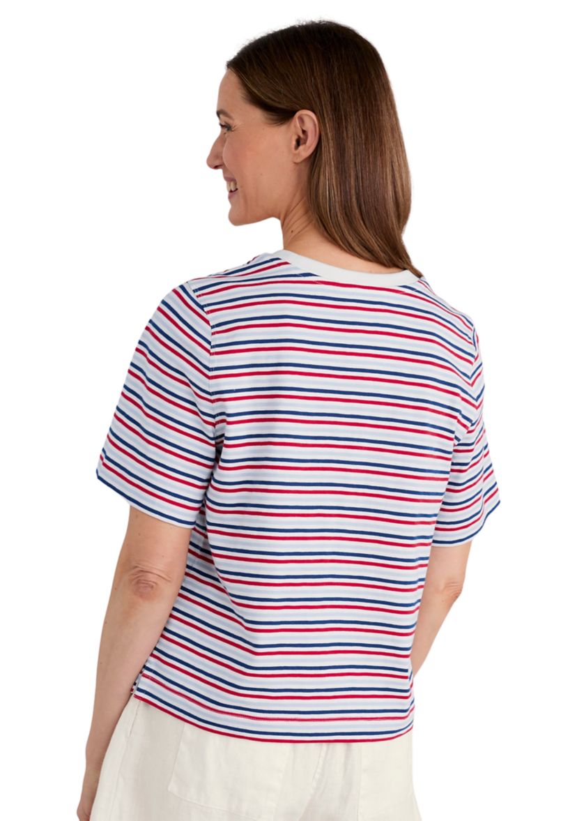 Womens Copseland Striped Organic Cotton T-Shirt