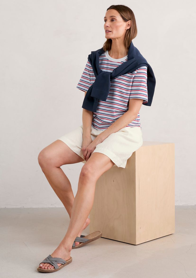 Womens Copseland Striped Organic Cotton T-Shirt