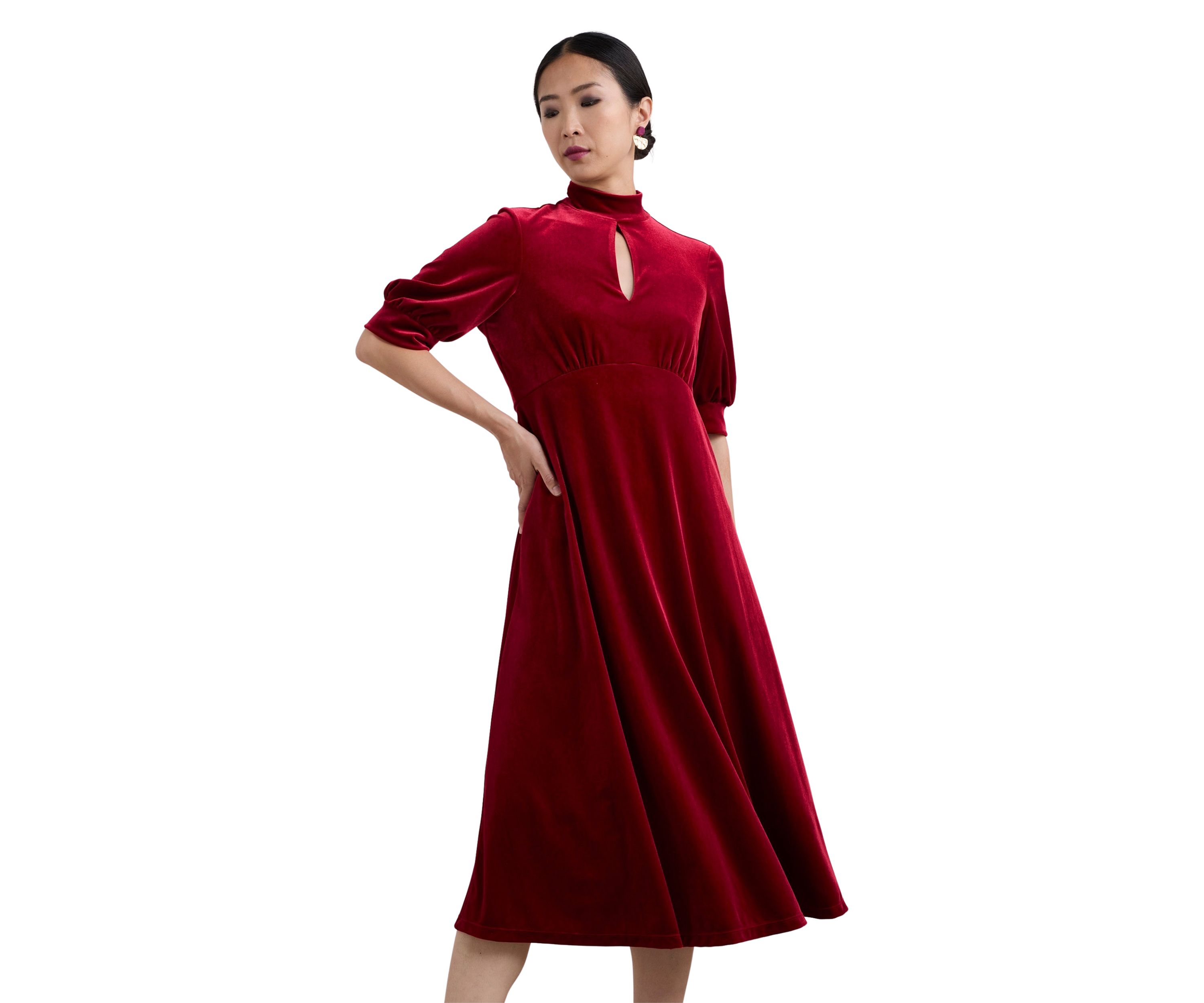 Womens Four Lanes Dress