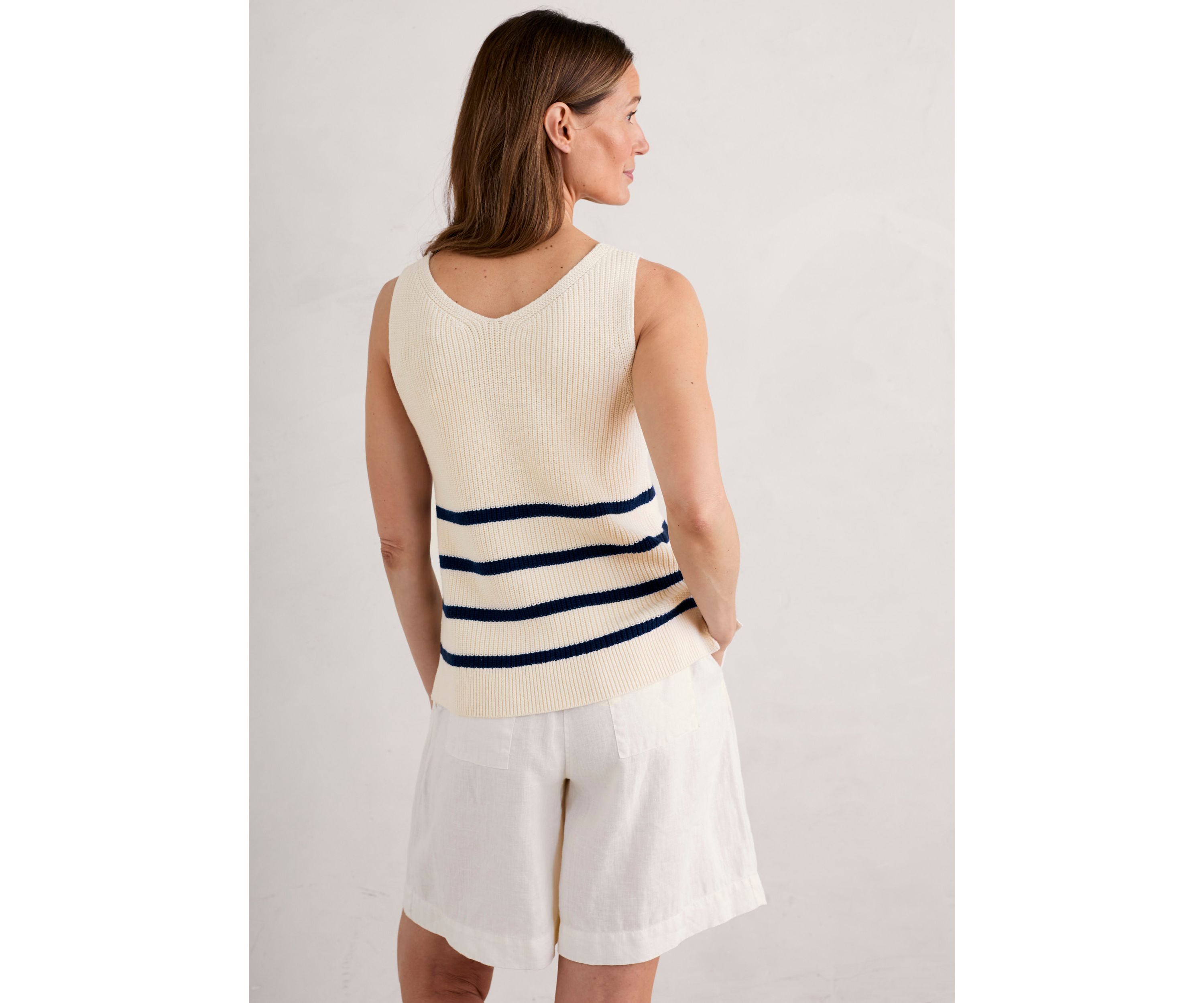 Womens Canary Organic Cotton Knitted Vest Top