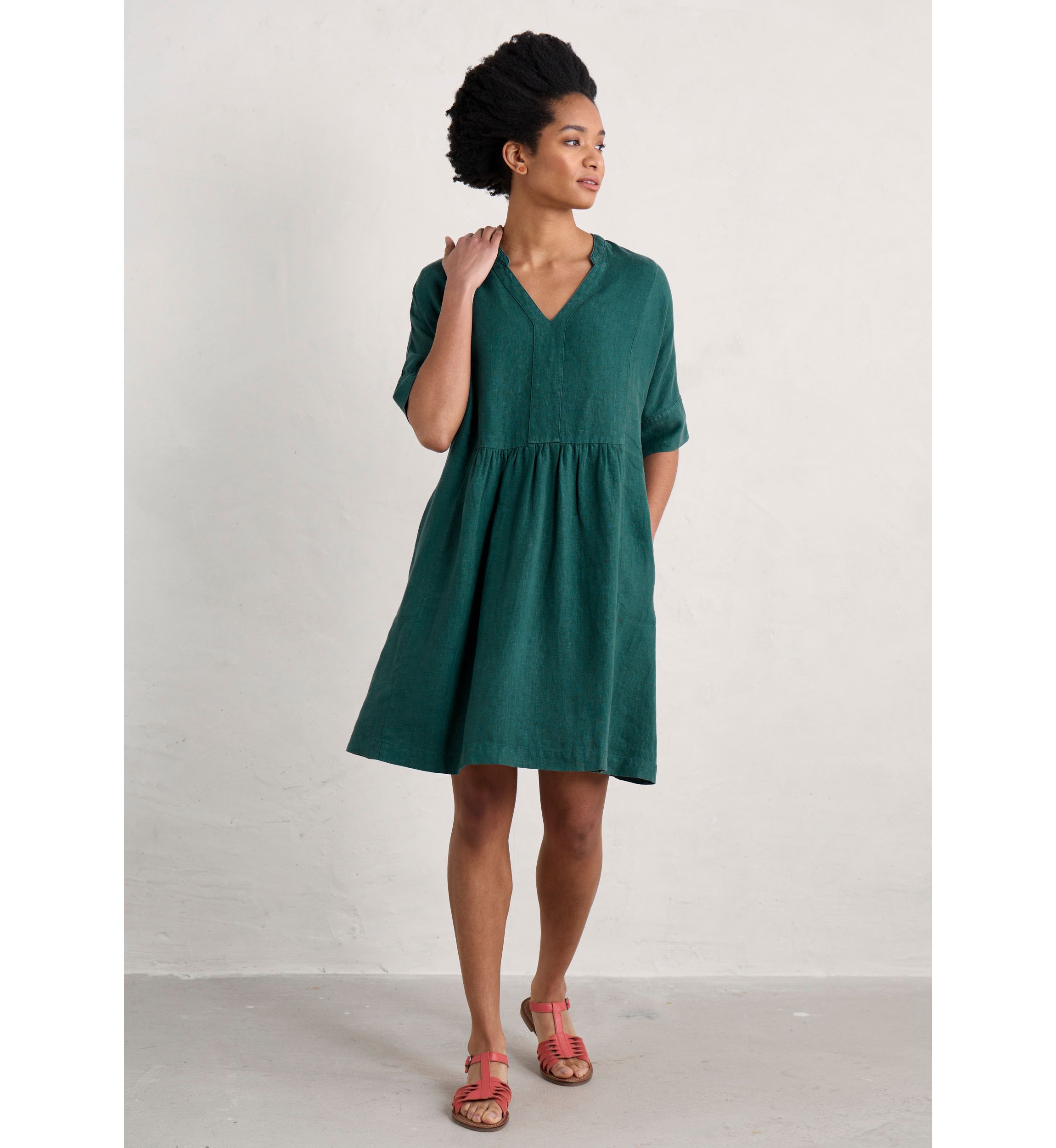 Womens Draw Kiln Dress
