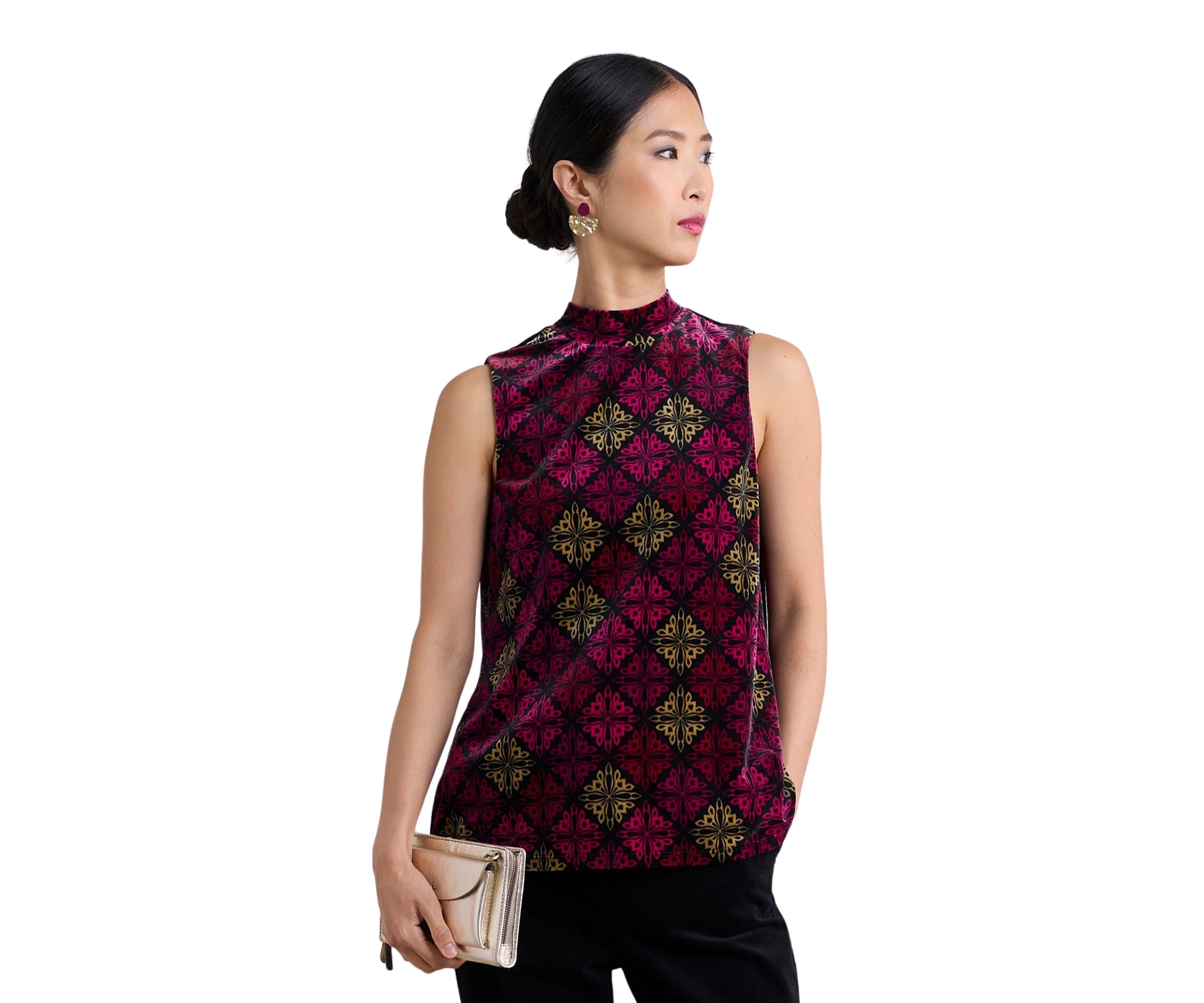 Womens Winter Cherry Top
