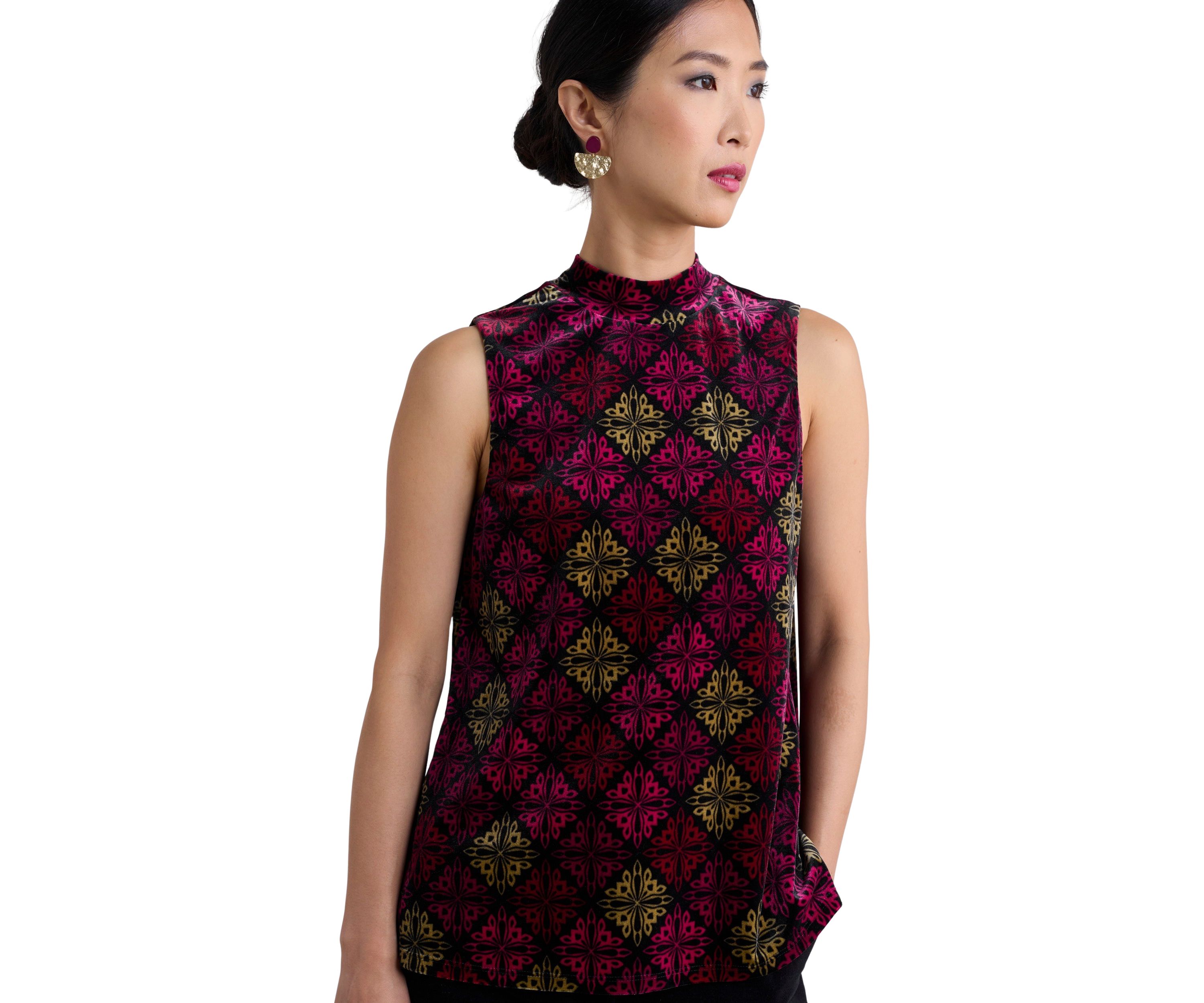 Womens Winter Cherry Top