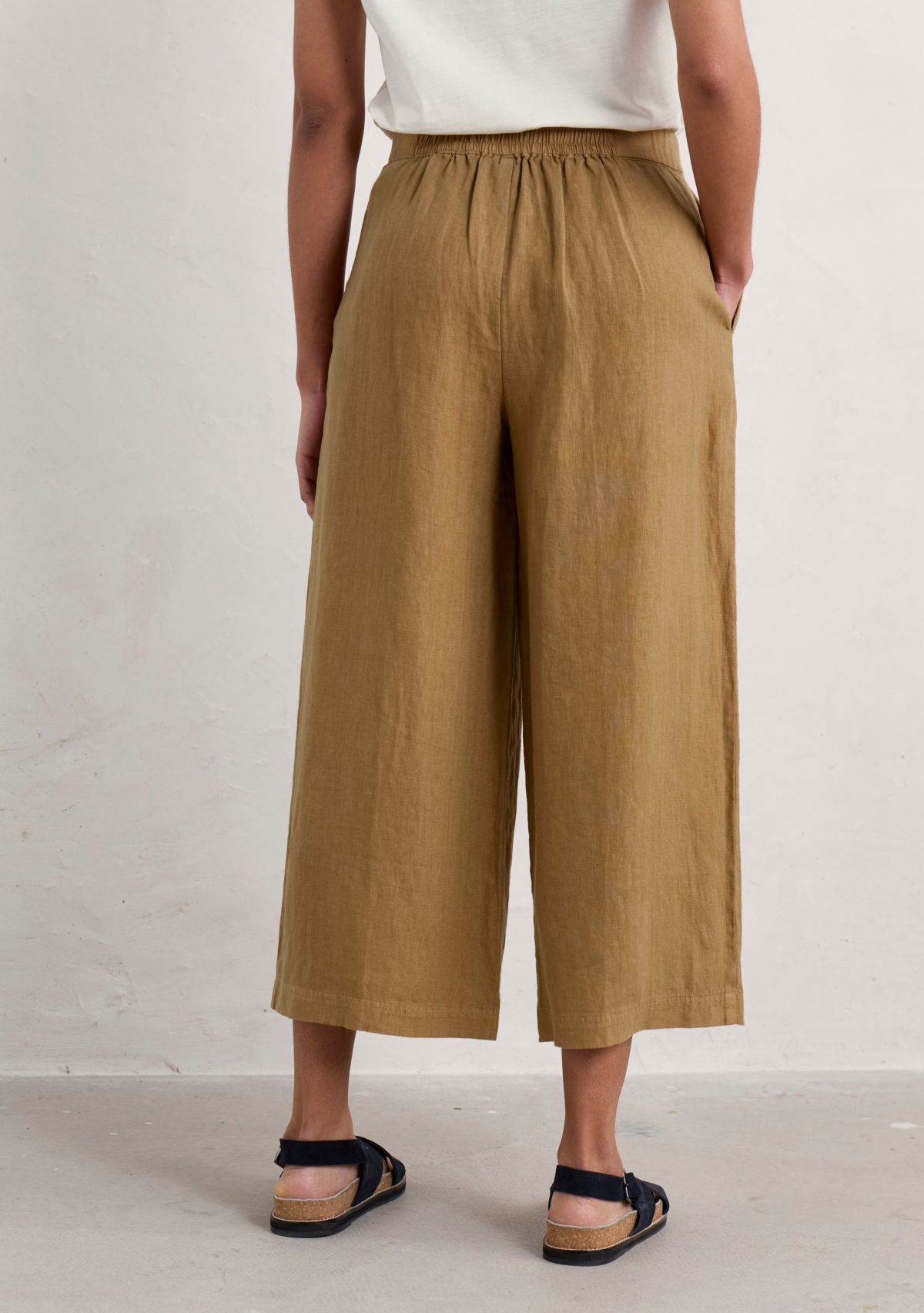 Womens Merrivale Linen Culottes