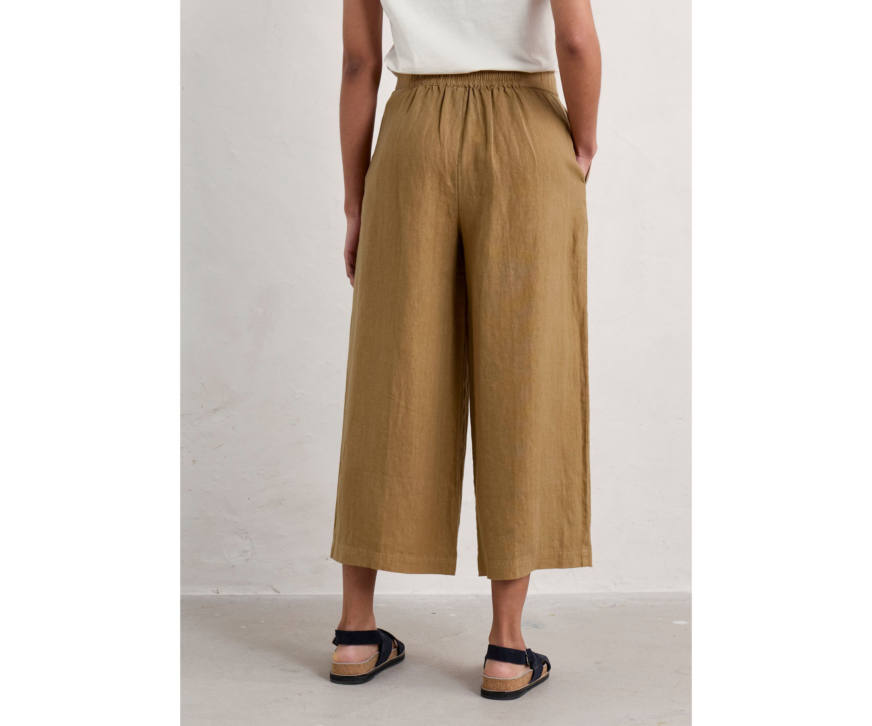 Womens Merrivale Linen Culottes