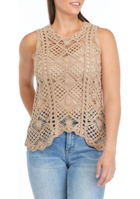 Women's Crochet Knit Tank Top