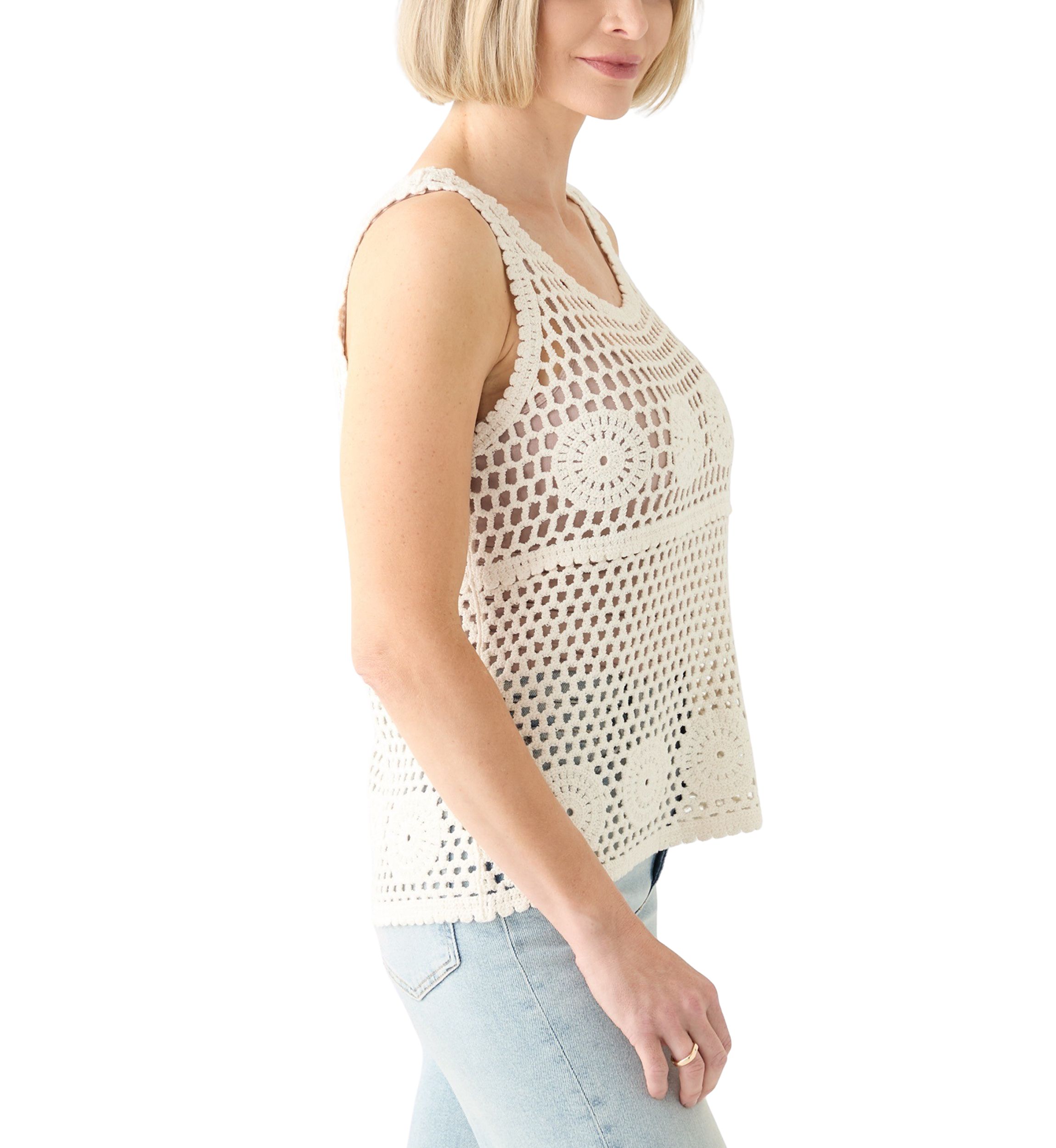 Womens Crochet Tank Top