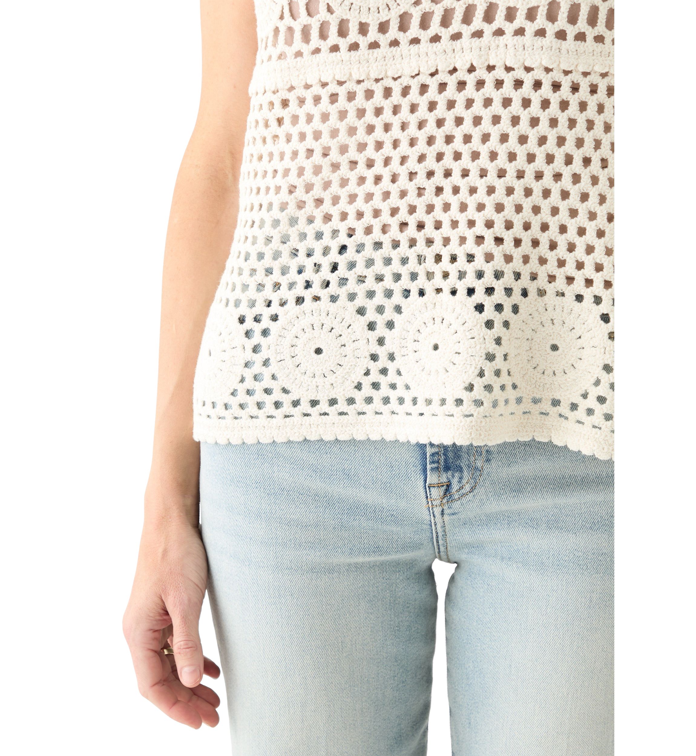 Womens Crochet Tank Top