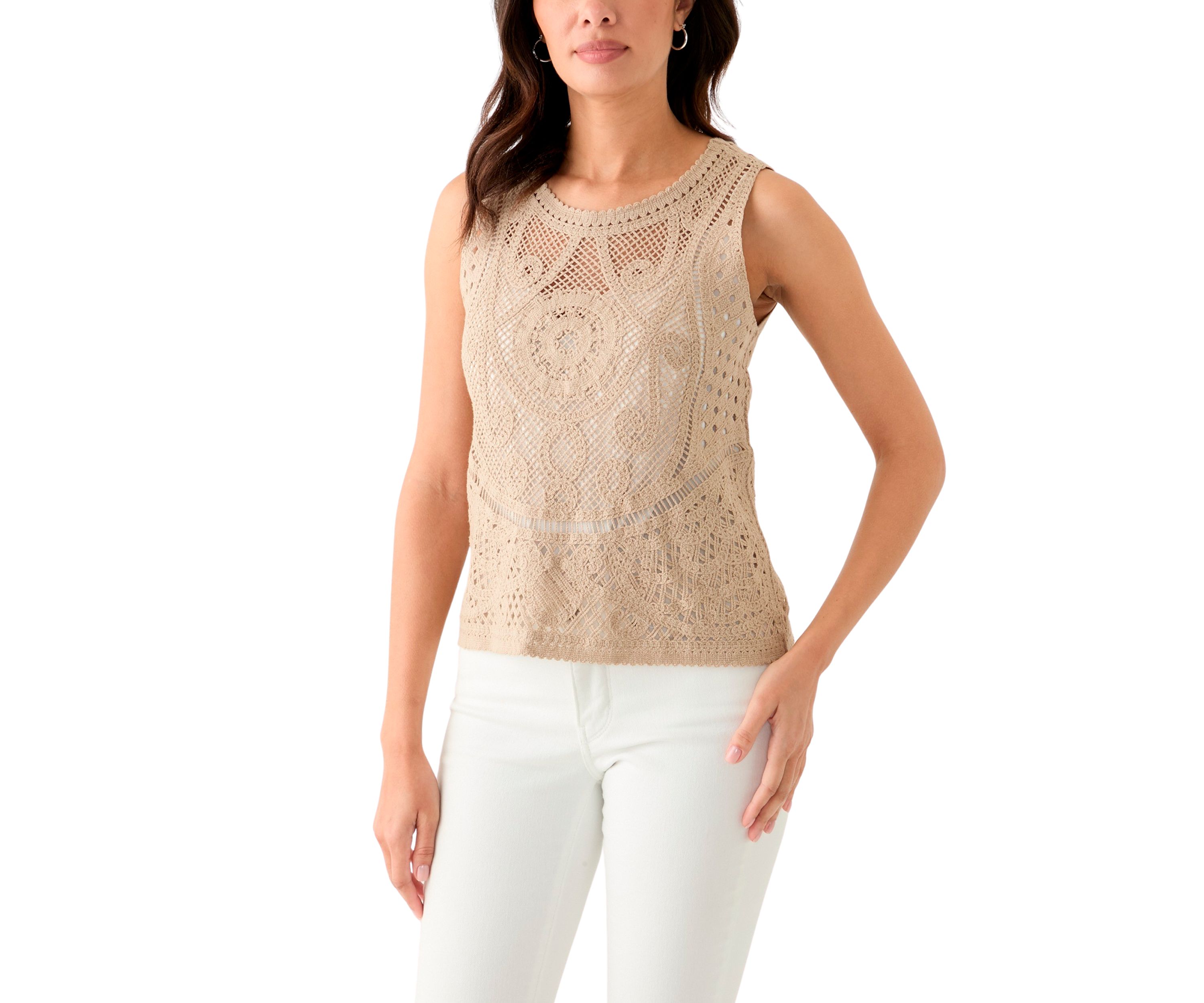 Womens Crochet Tank Top