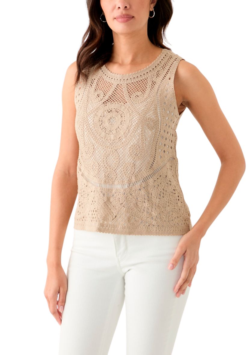Womens Crochet Tank Top