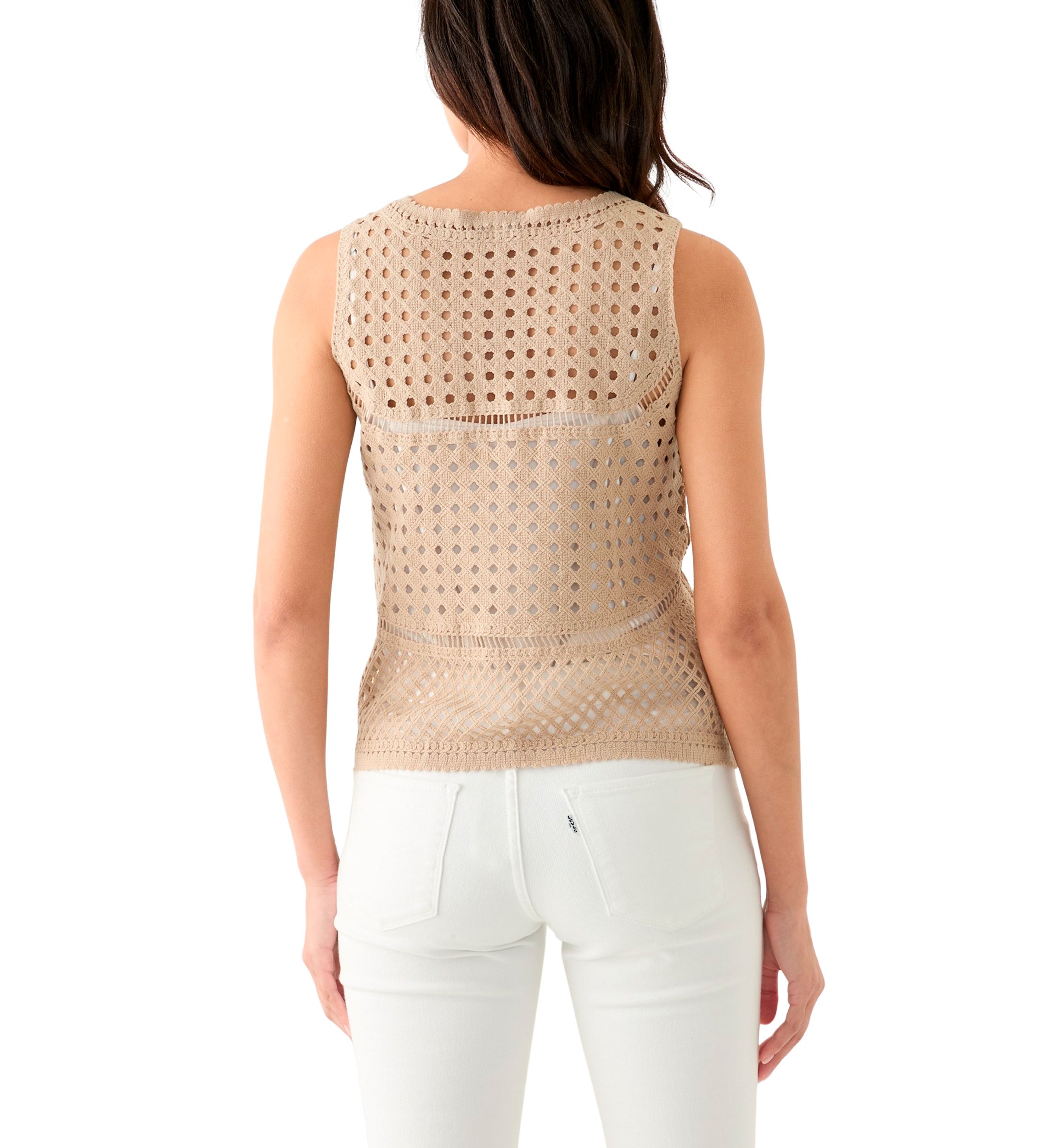 Womens Crochet Tank Top