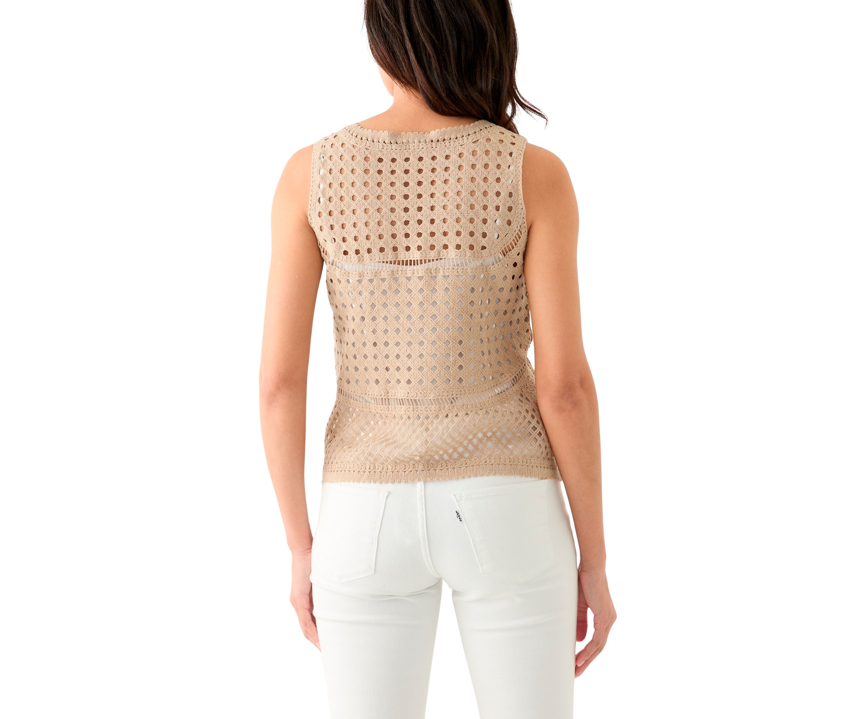 Womens Crochet Tank Top