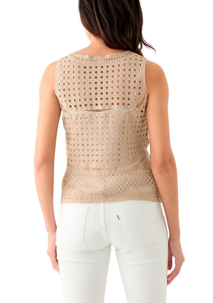 Womens Crochet Tank Top
