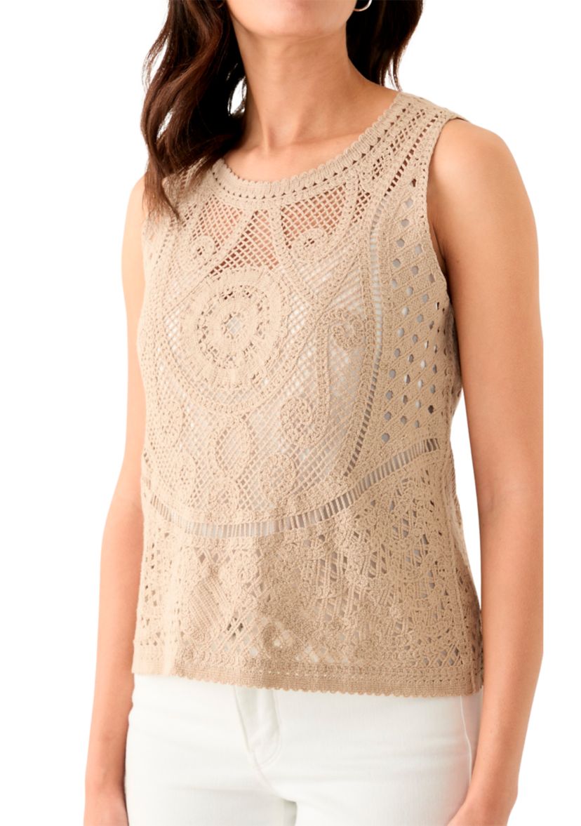 Womens Crochet Tank Top