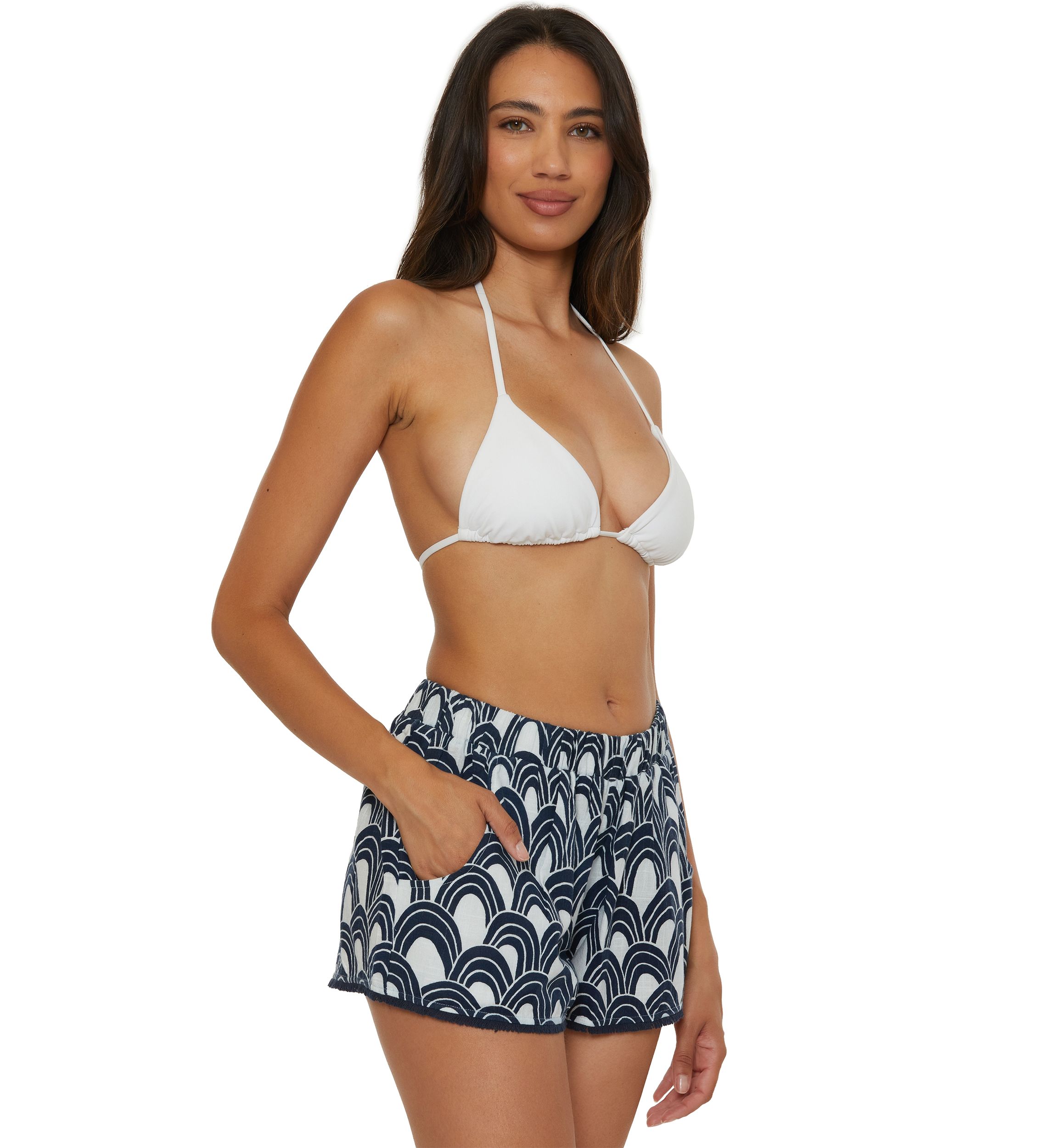Arches Printed Swim Coverup Shorts