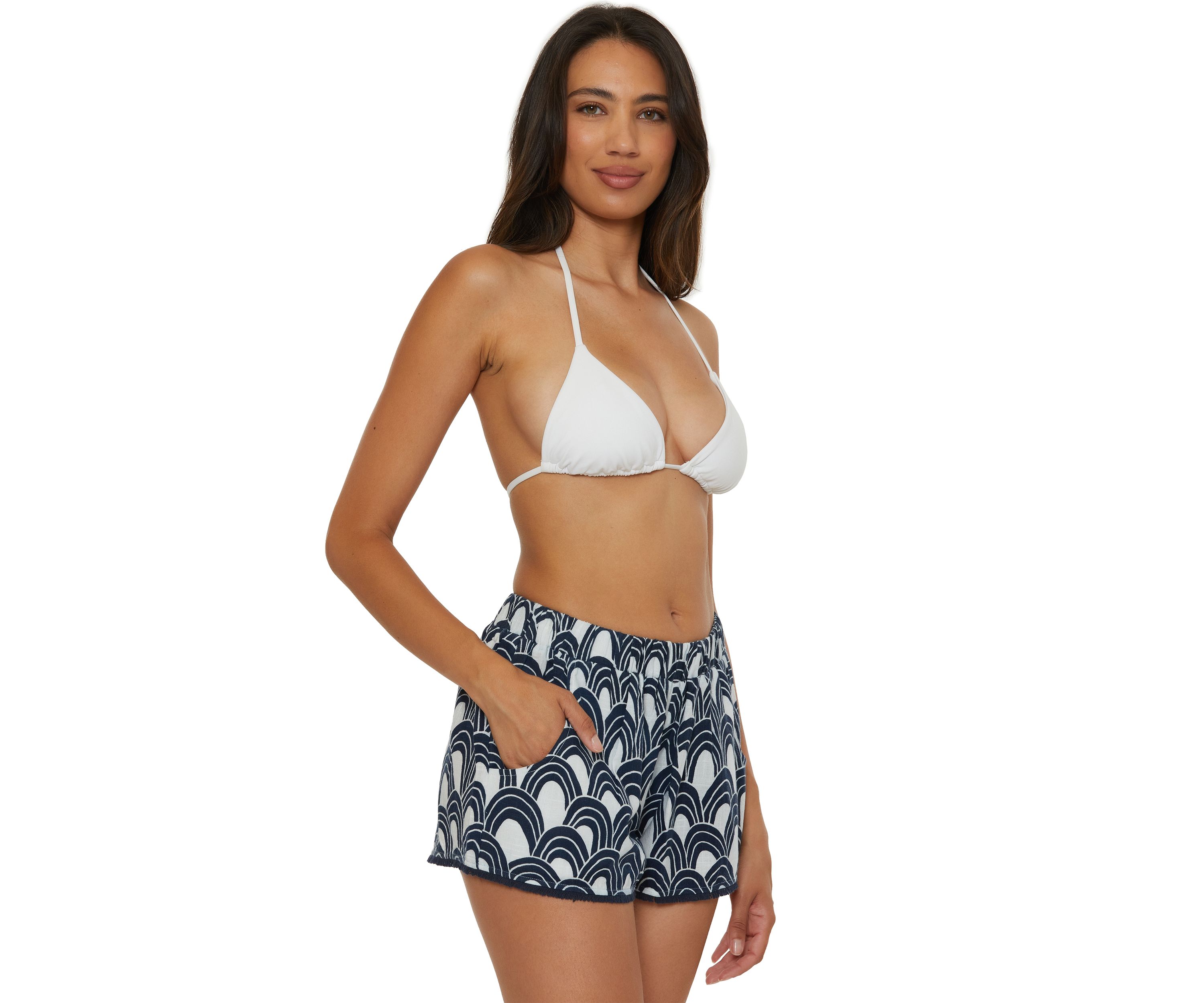 Arches Printed Swim Coverup Shorts