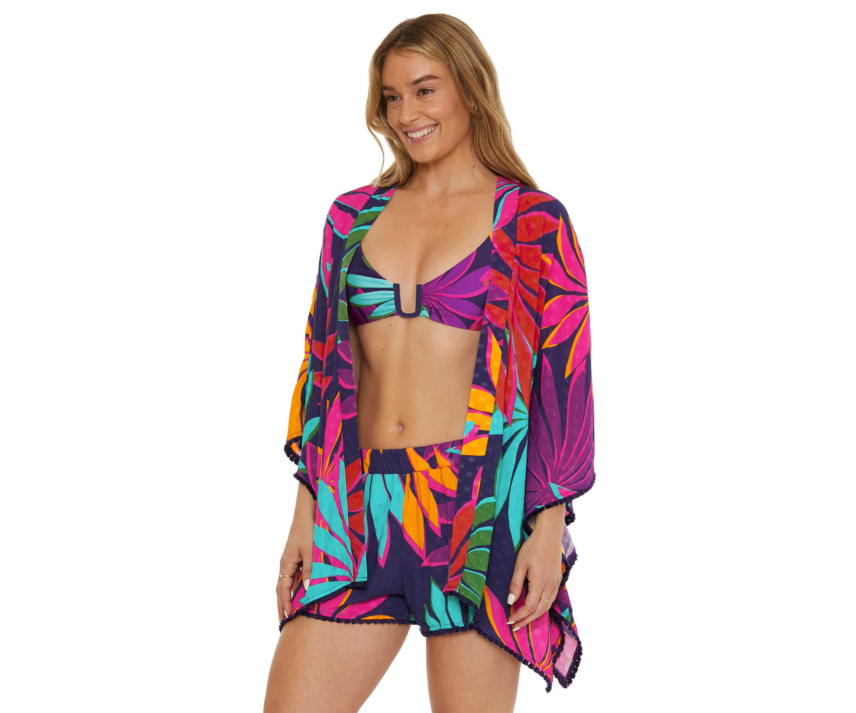 Wailea Open Front Tunic Swim Cover Up