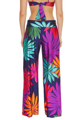 Wailea Palm Swim Cover Up Pants