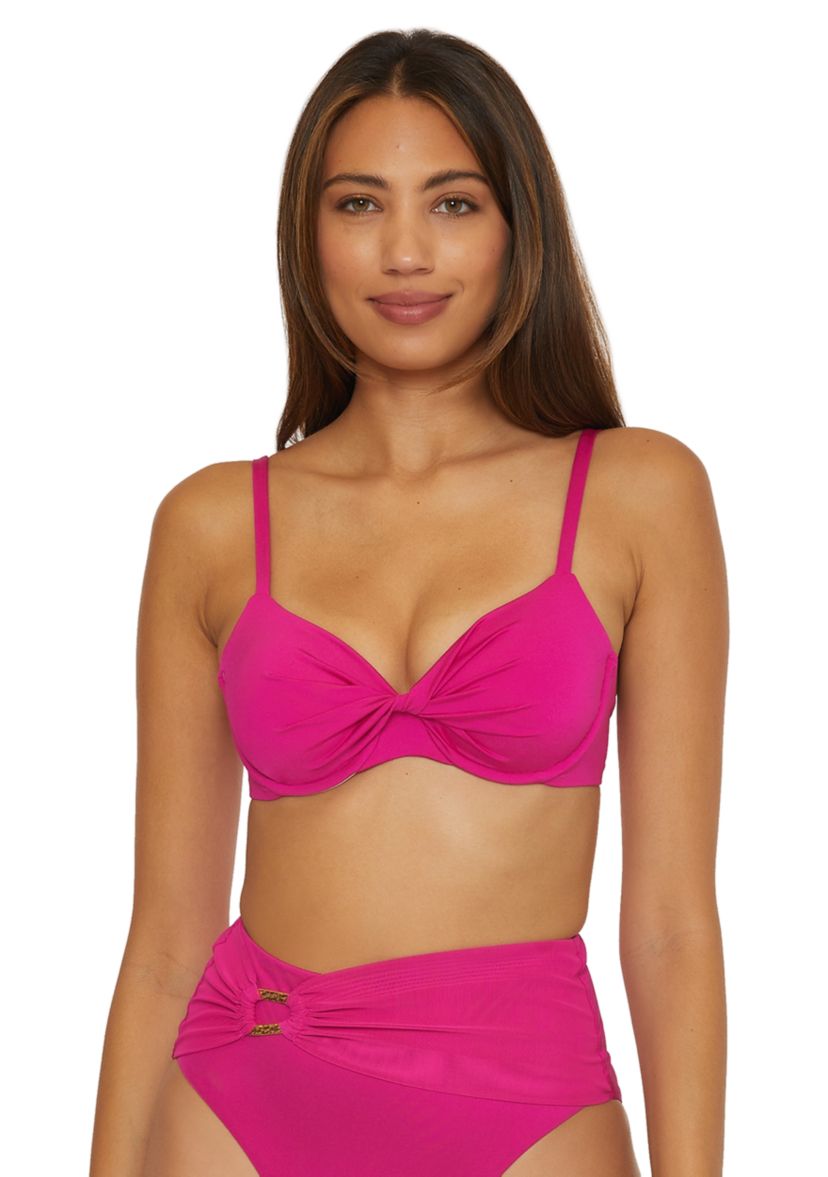 Monaco Underwire Solid Bikini Swim Top