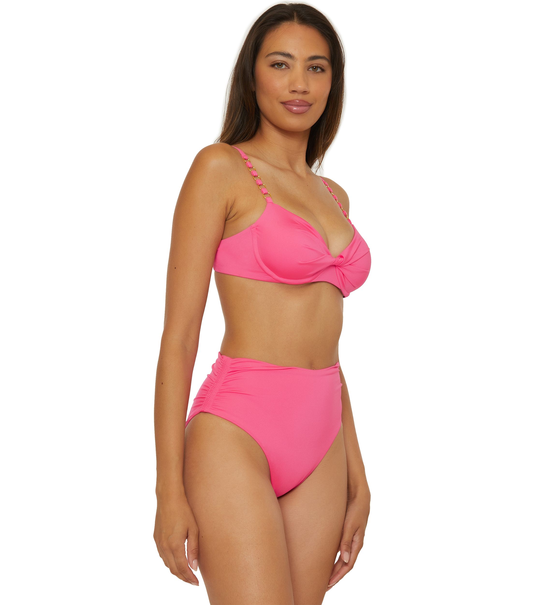 Monaco Solid Underwire Bra Swim Top