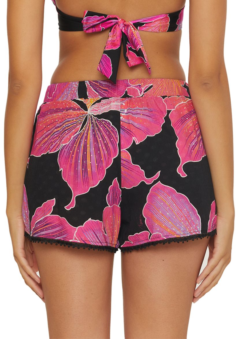 Fleury Floral Pocket Swim Cover Up Shorts