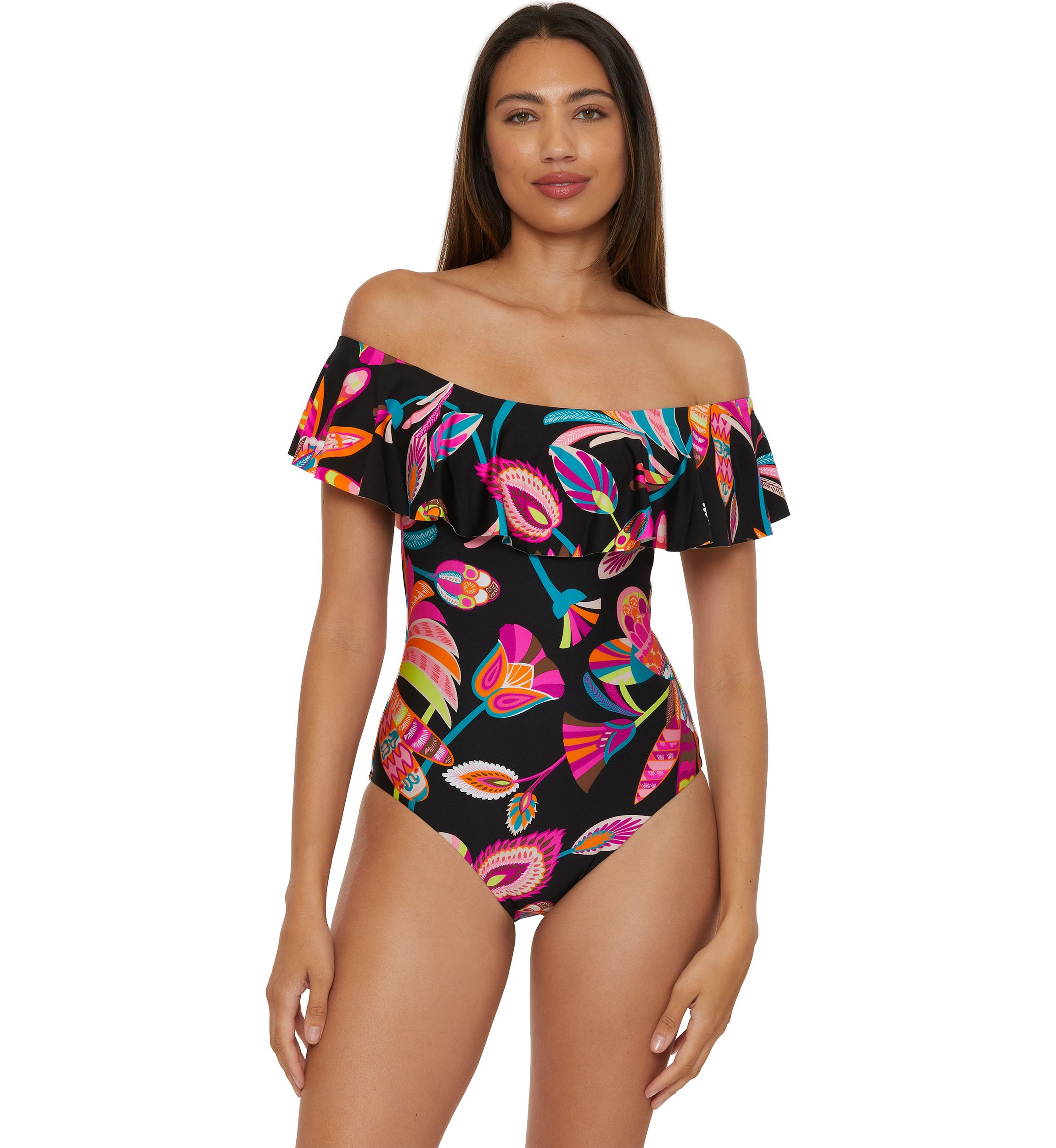 Luminary Ruffle Bandeau Mio One Piece Swimsuit