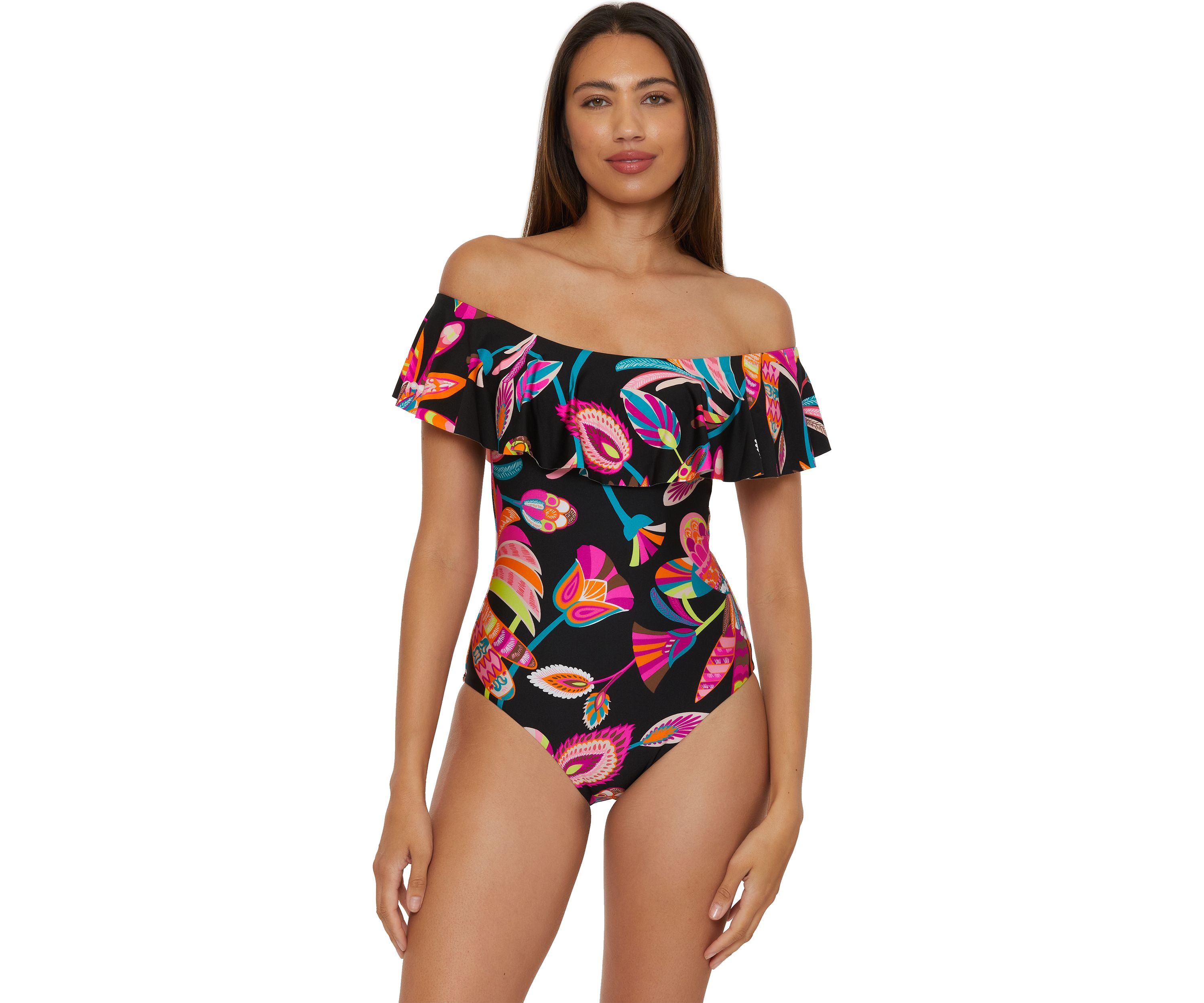 Luminary Ruffle Bandeau Mio One Piece Swimsuit