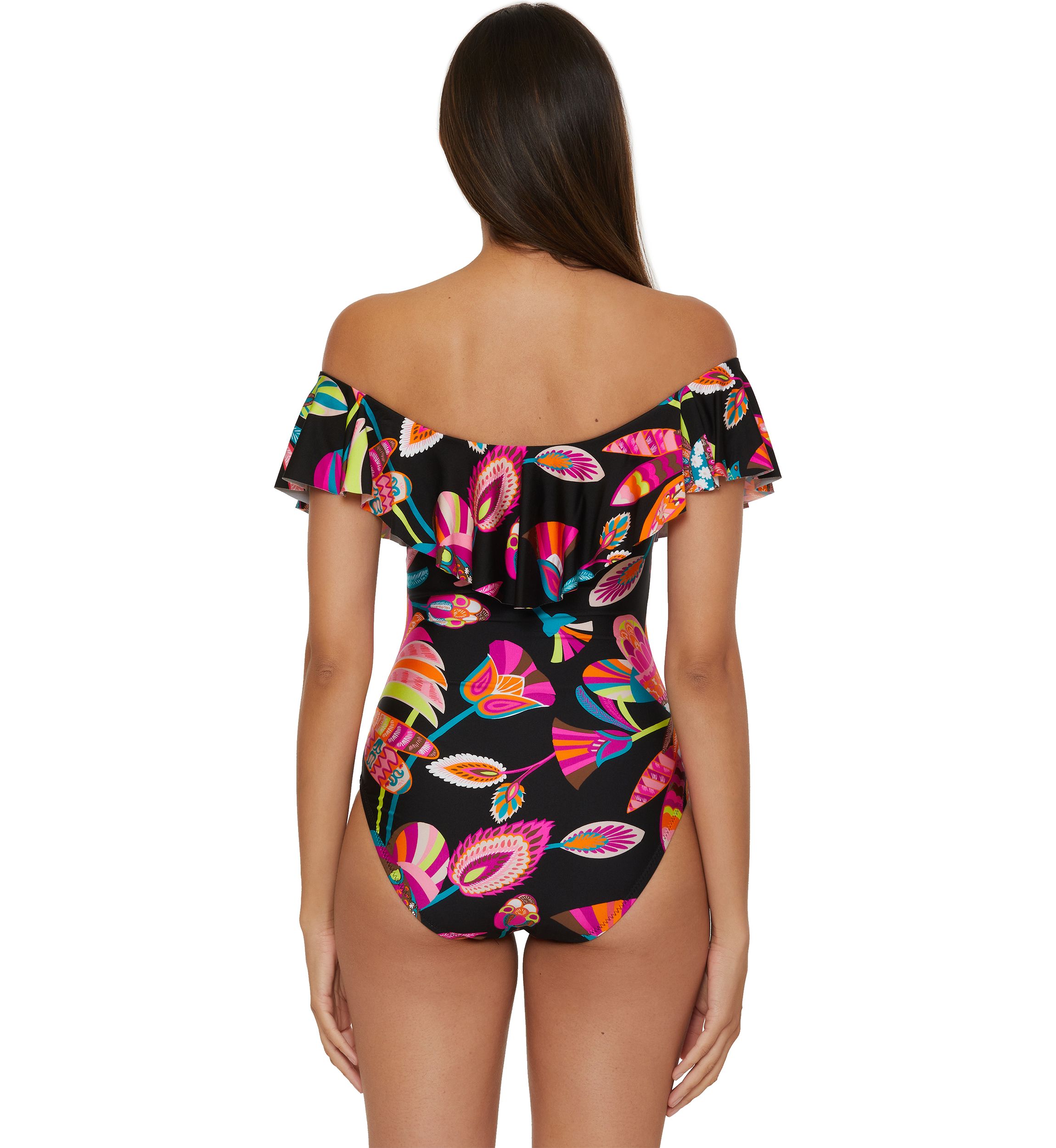 Luminary Ruffle Bandeau Mio One Piece Swimsuit