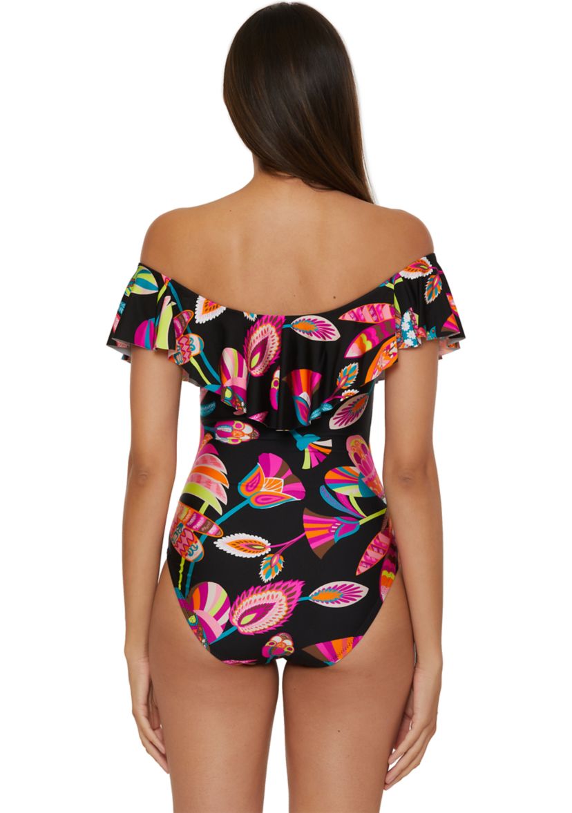 Luminary Ruffle Bandeau Mio One Piece Swimsuit