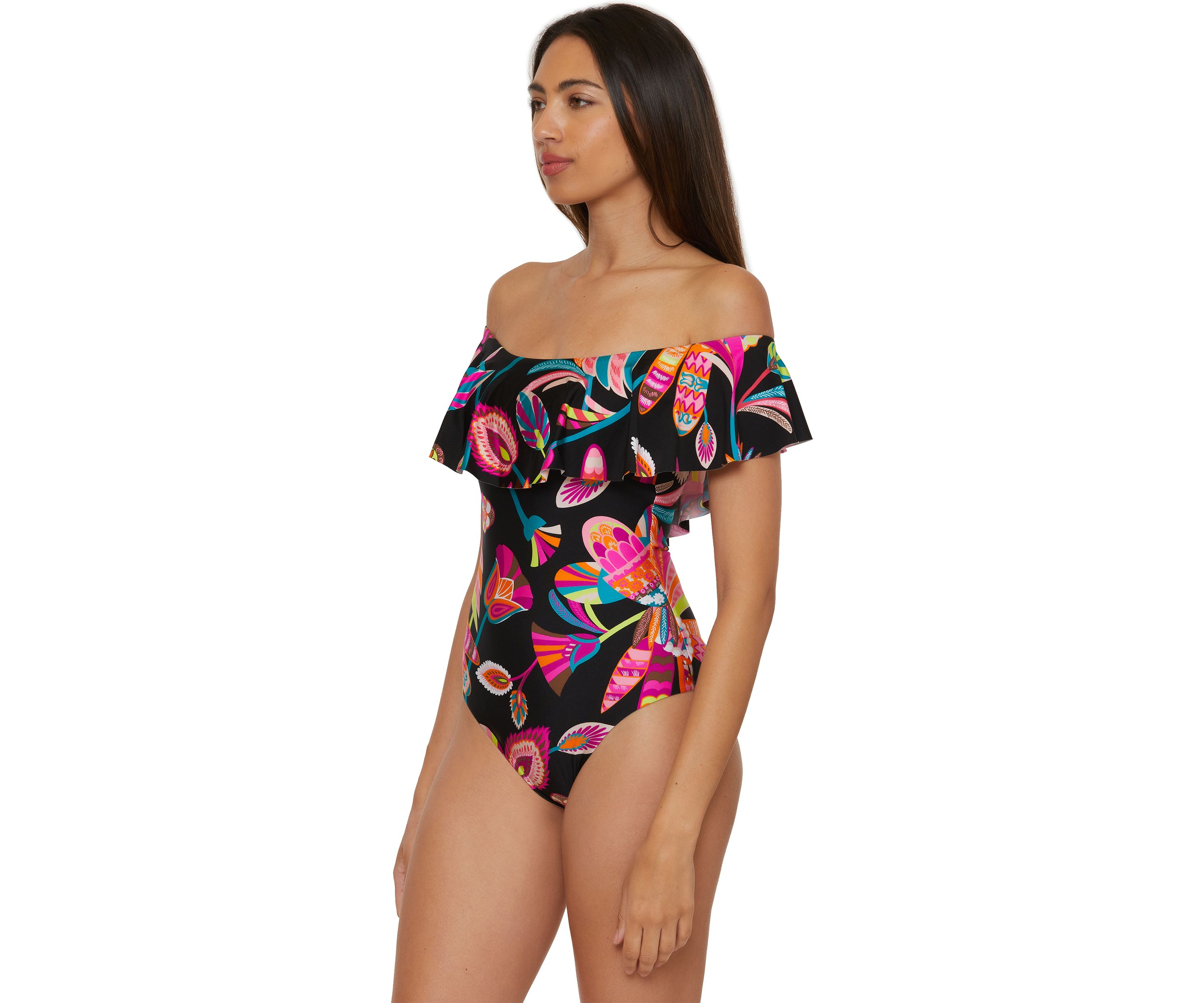 Luminary Ruffle Bandeau Mio One Piece Swimsuit