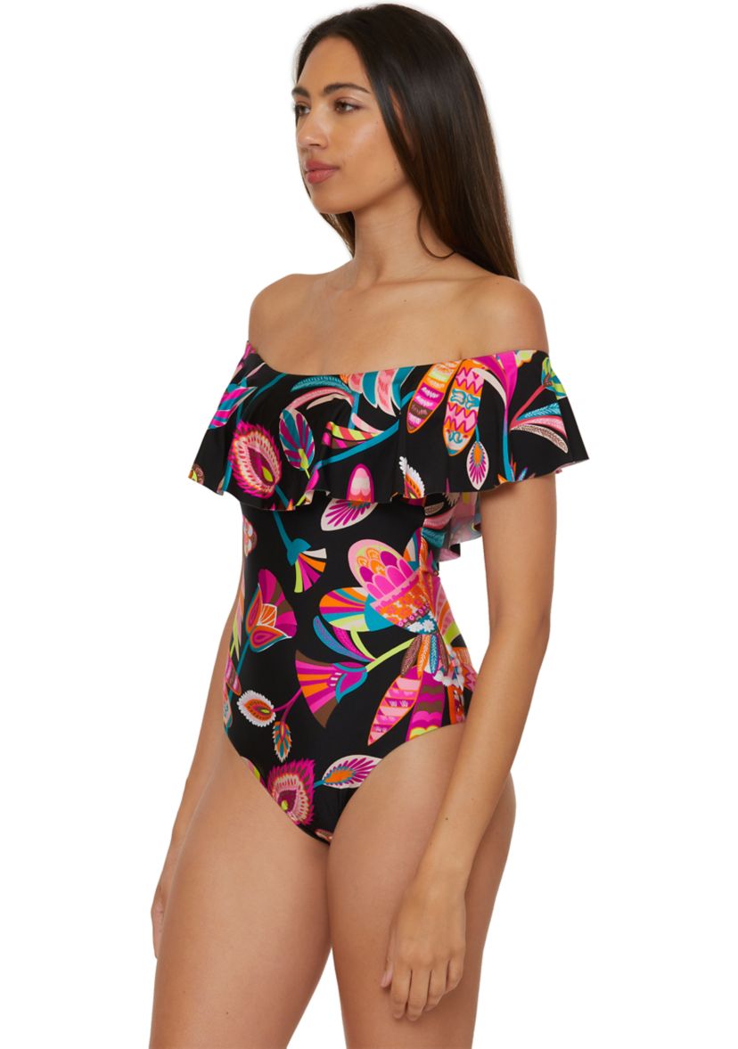 Luminary Ruffle Bandeau Mio One Piece Swimsuit
