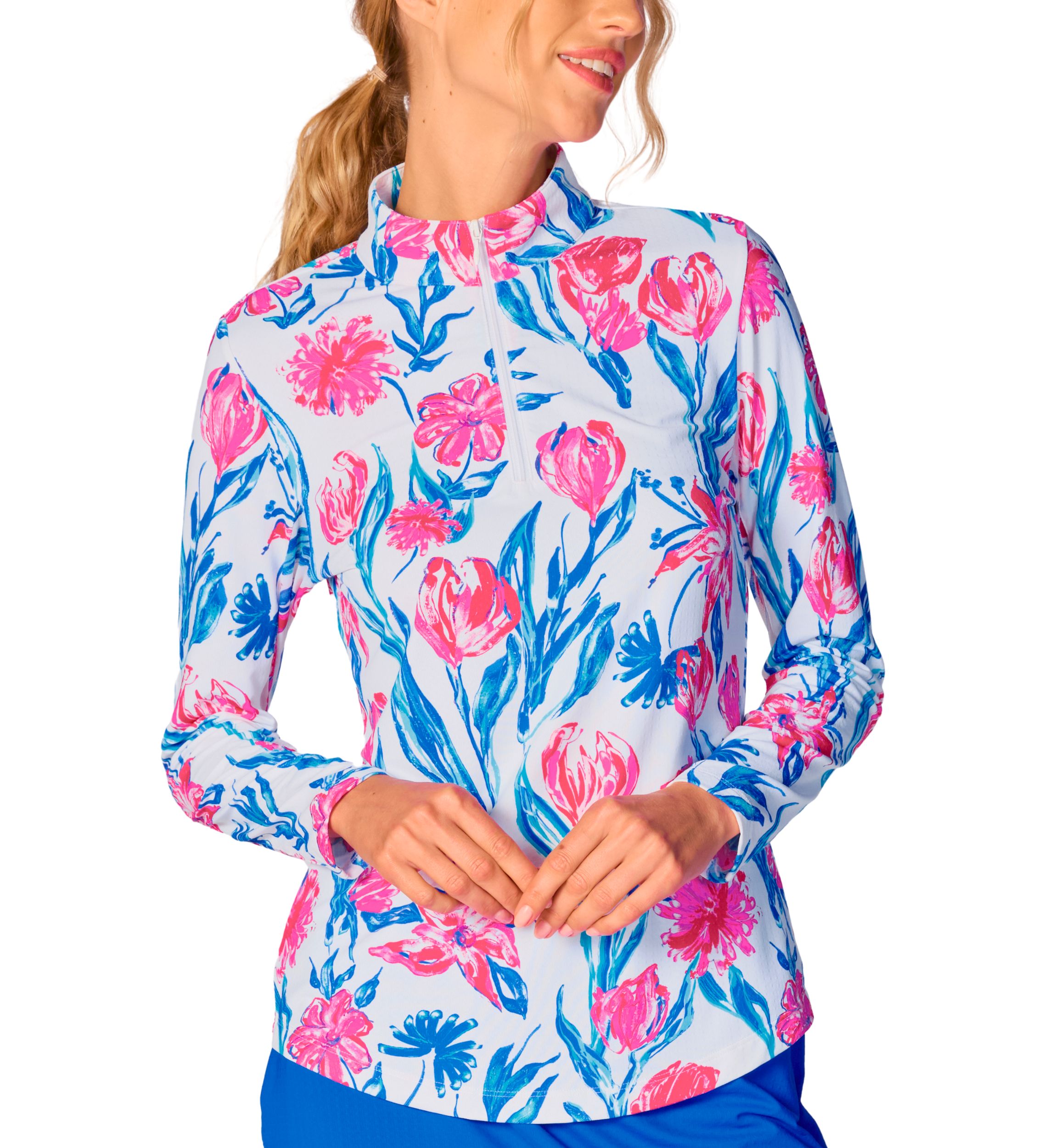 Long Sleeve Mock Neck Top