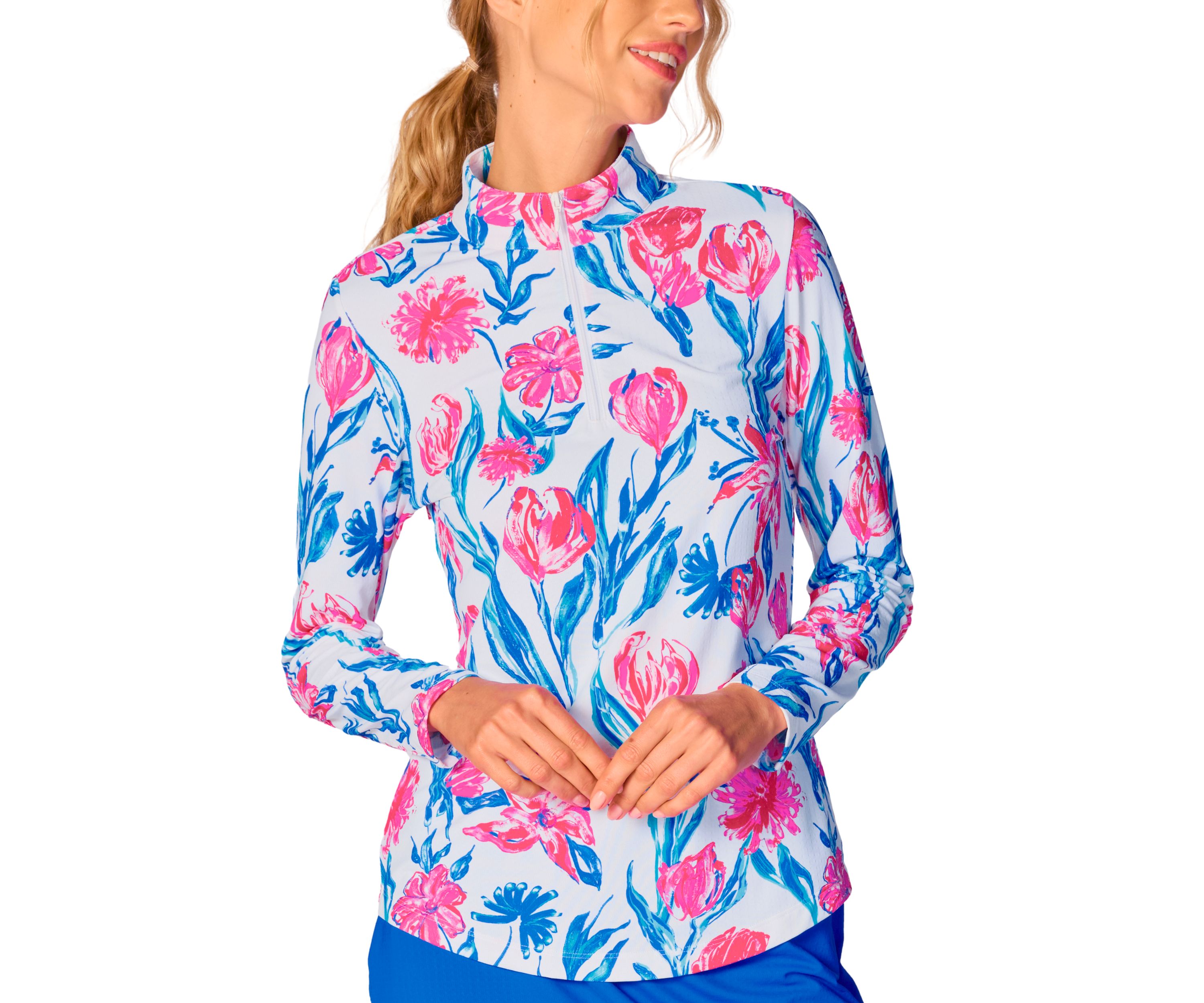 Long Sleeve Mock Neck Top