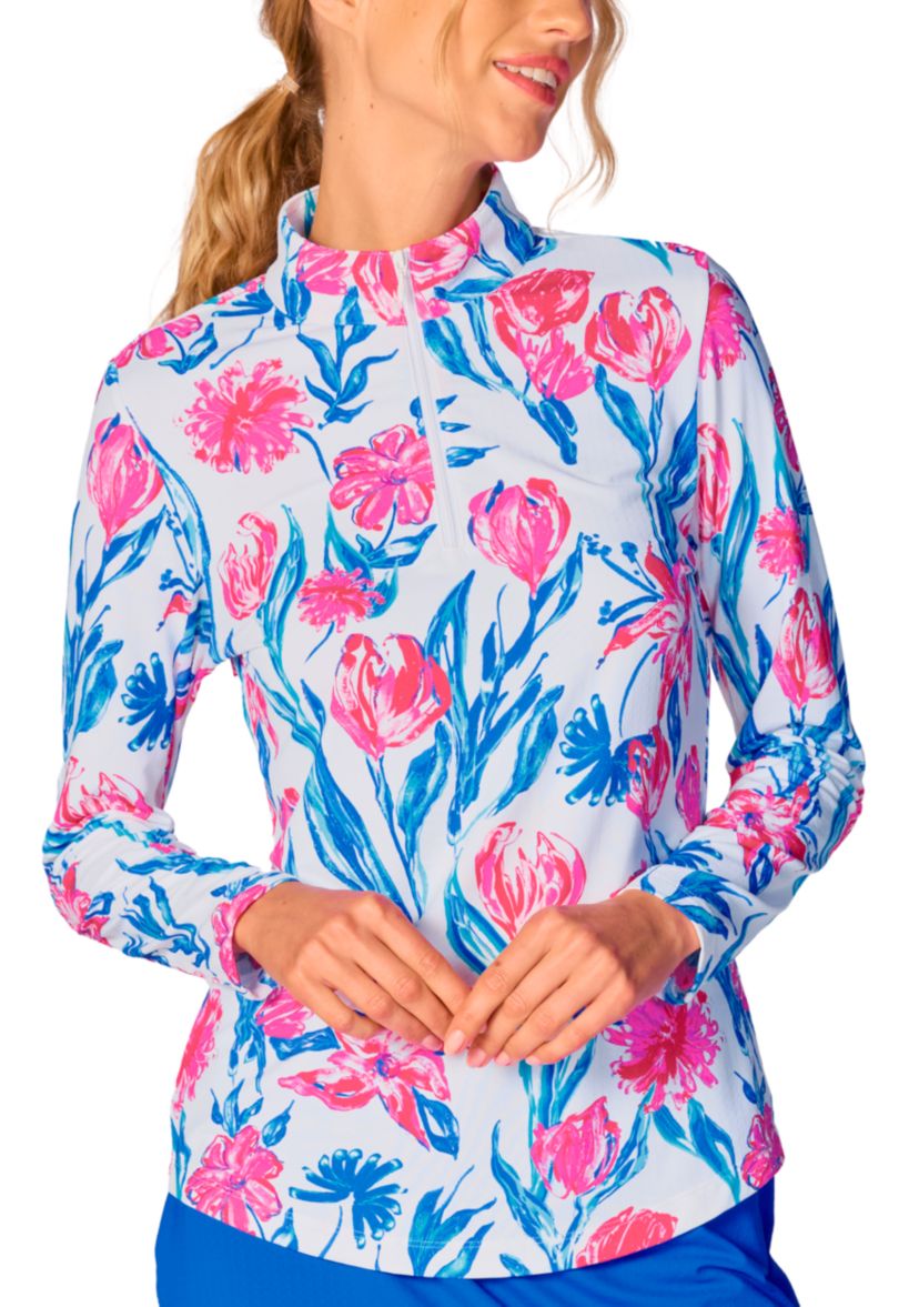 Long Sleeve Mock Neck Top