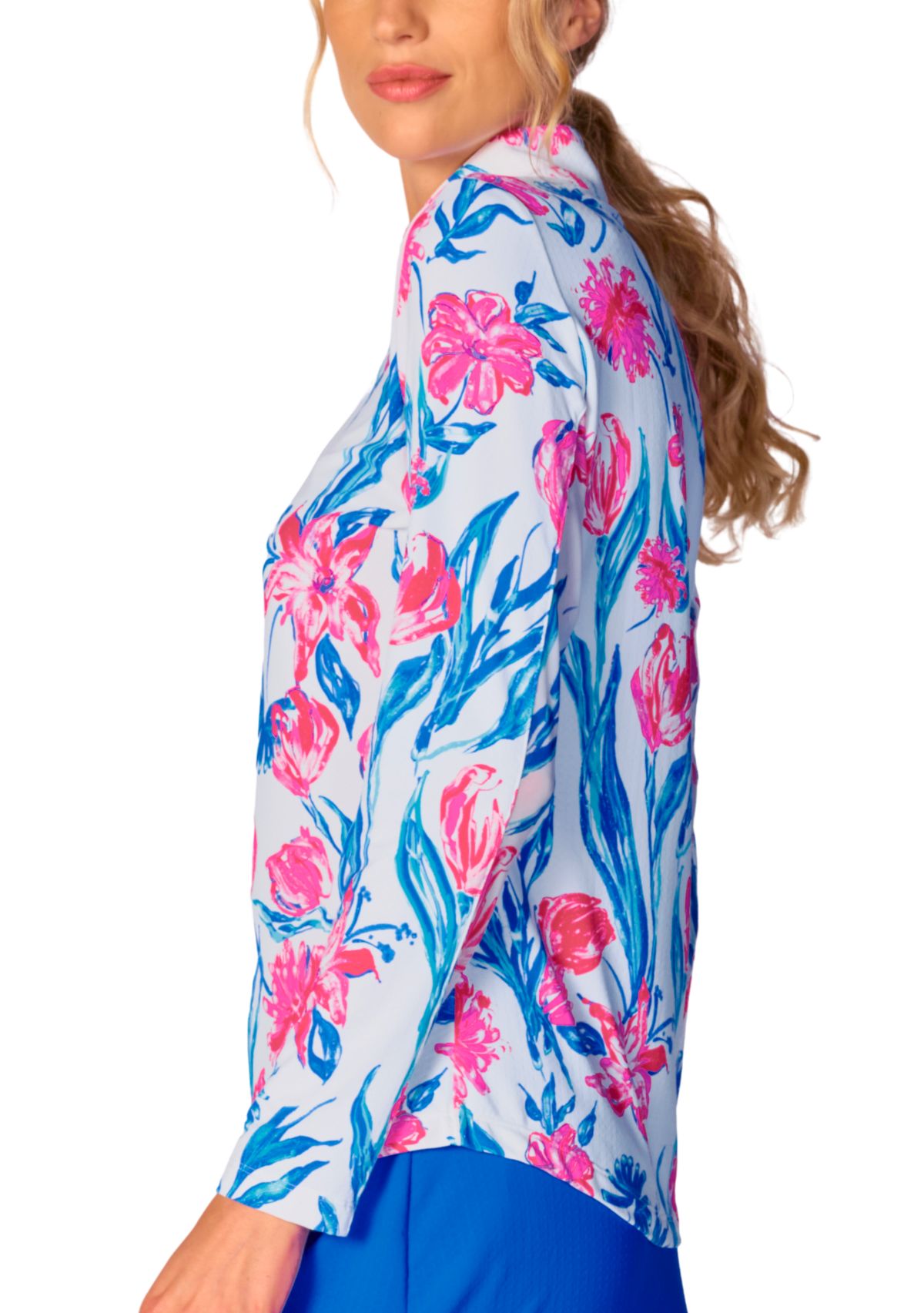 Long Sleeve Mock Neck Top