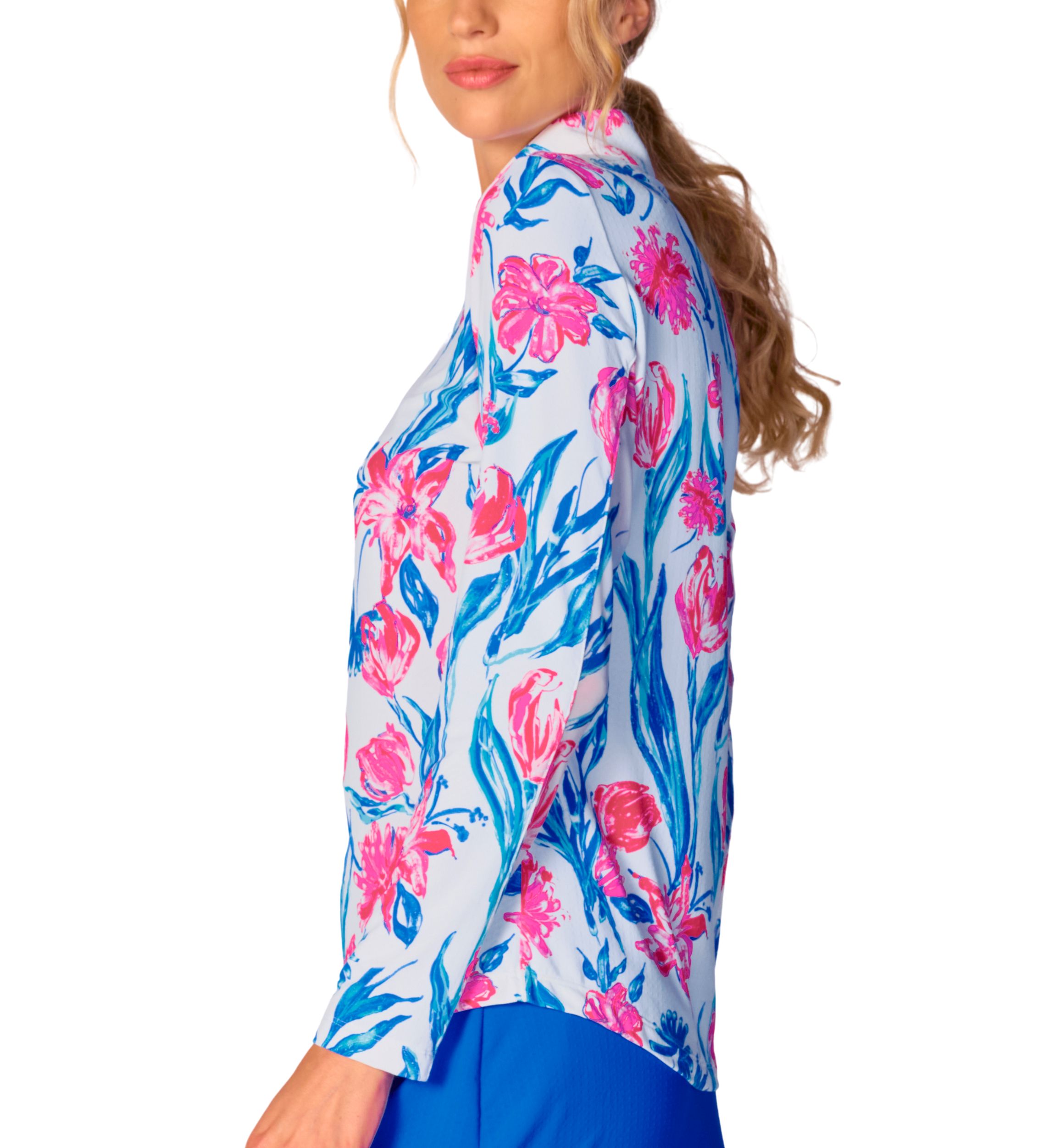 Long Sleeve Mock Neck Top