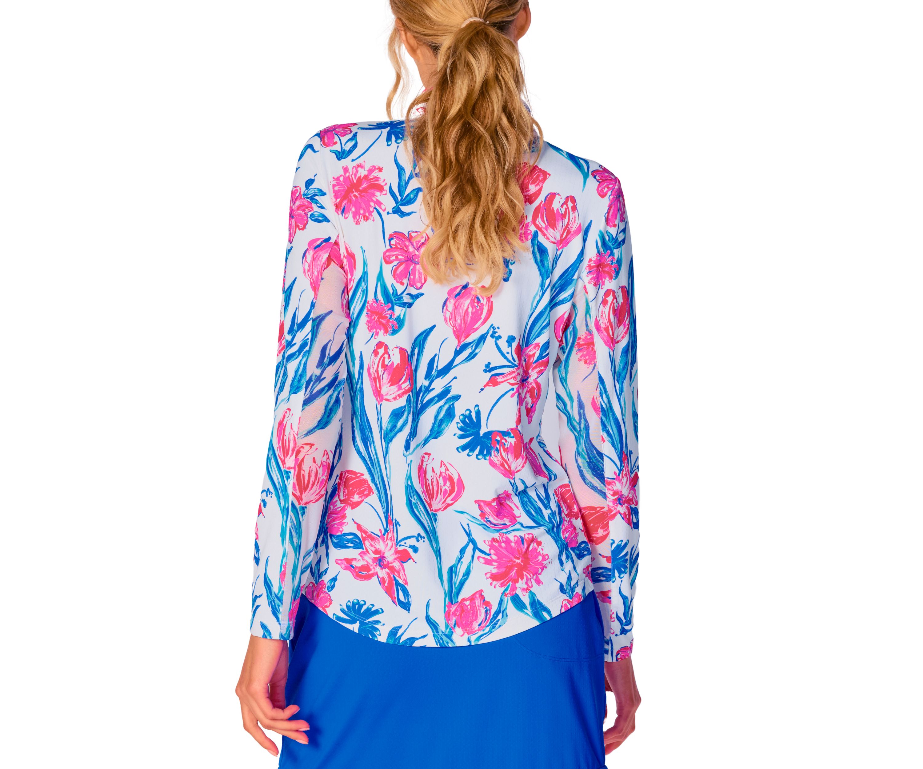 Long Sleeve Mock Neck Top