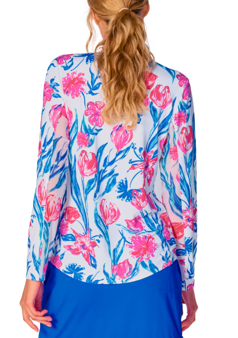 Long Sleeve Mock Neck Top
