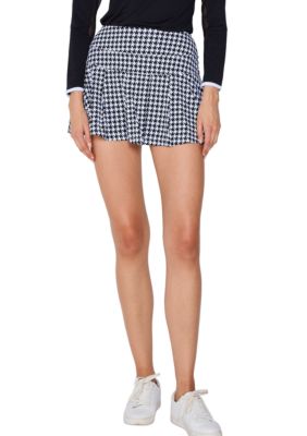 G LIFESTYLE Women's Pleat Skort, Black, Small