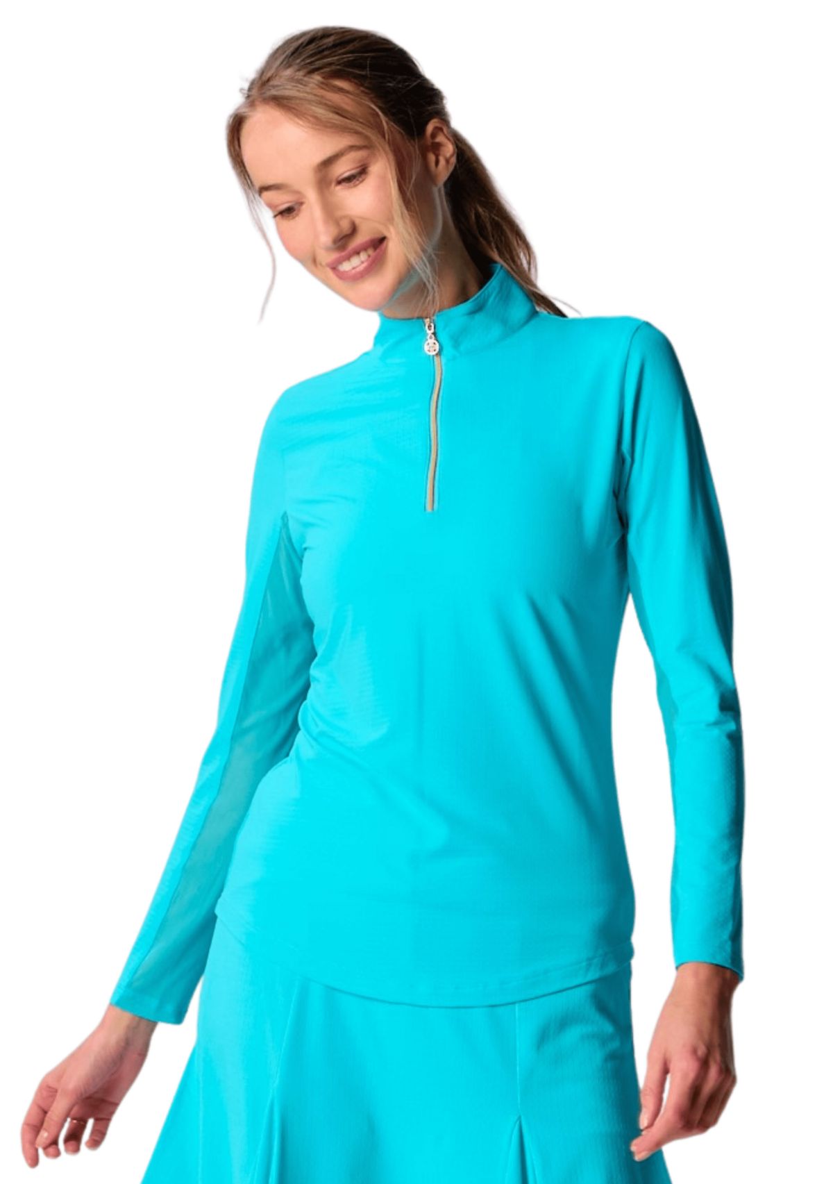 Long Sleeve Mock Neck Top