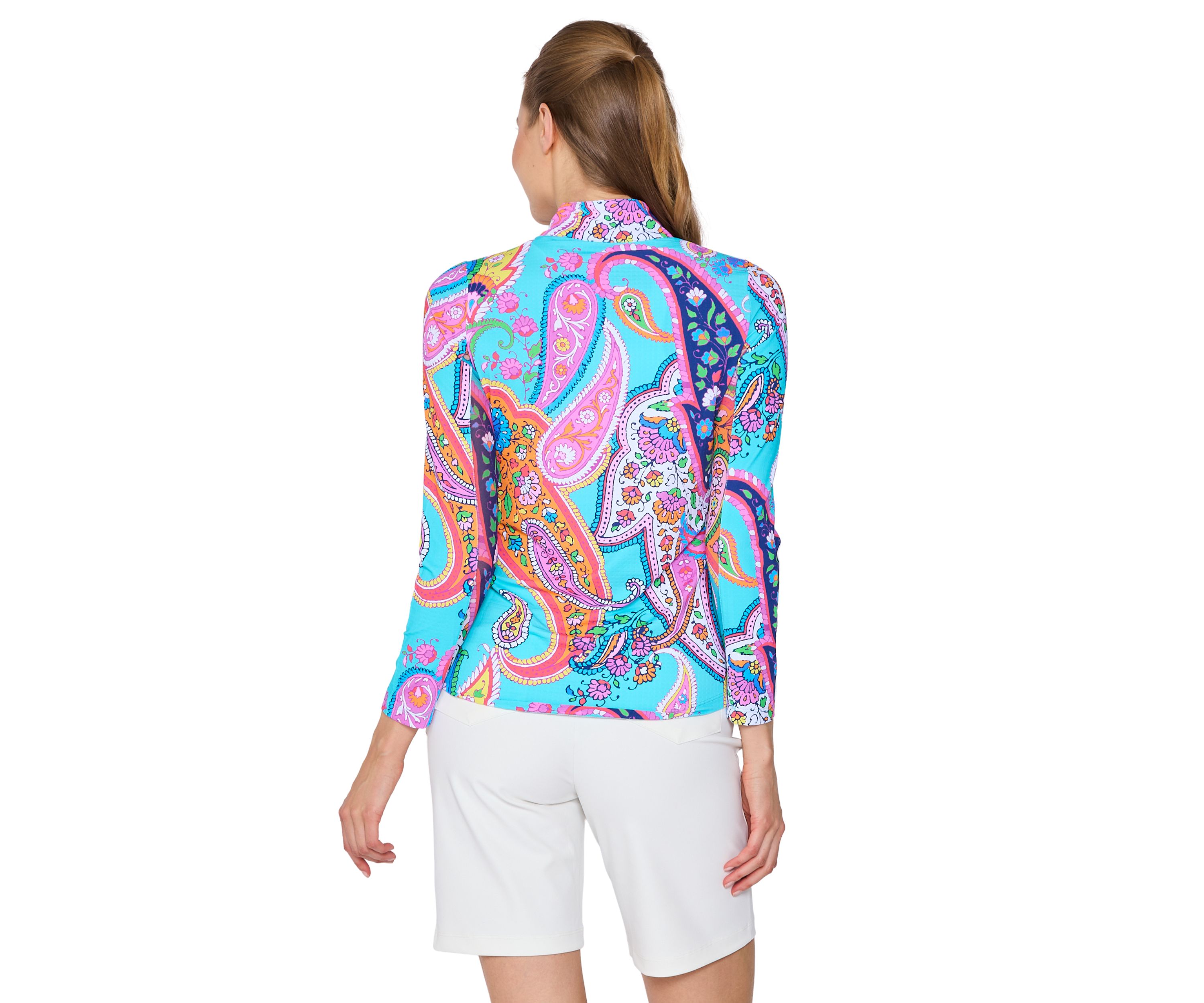 Long Sleeve Mock Neck Top