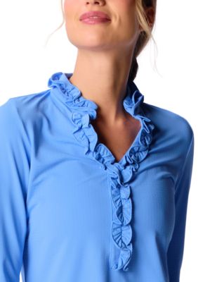 Long Sleeve Double Ruffle Top