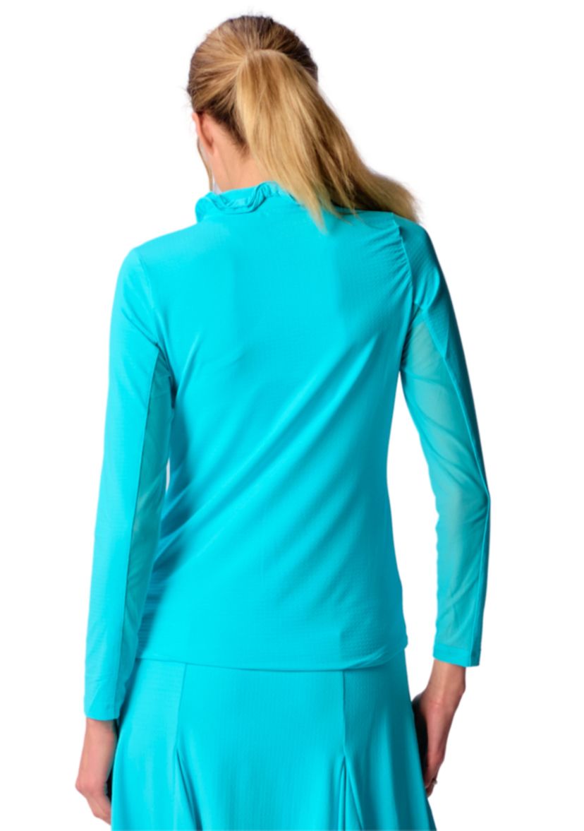 Long Sleeve Double Ruffle Top