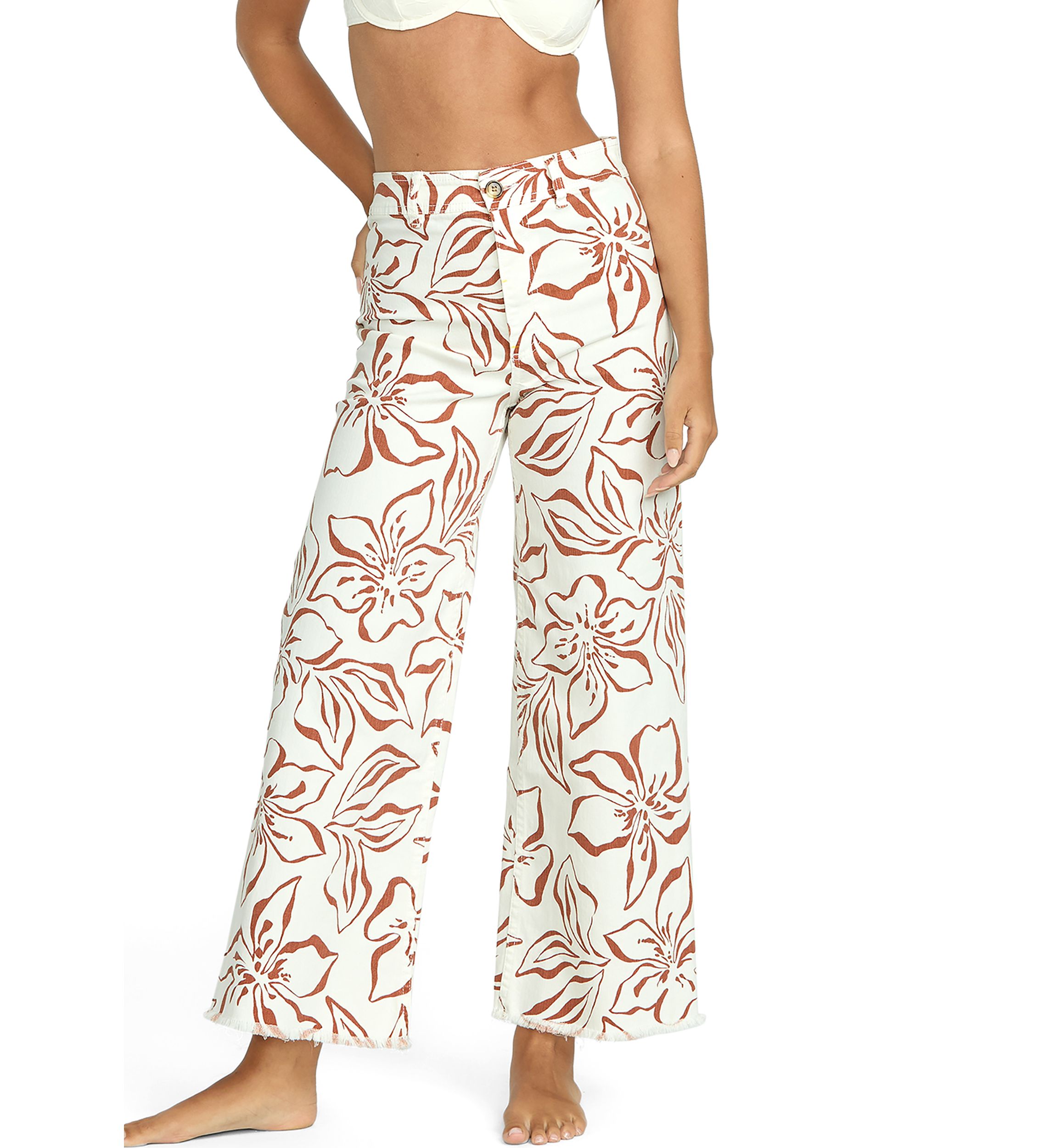 Free Fall Printed Twill Pants