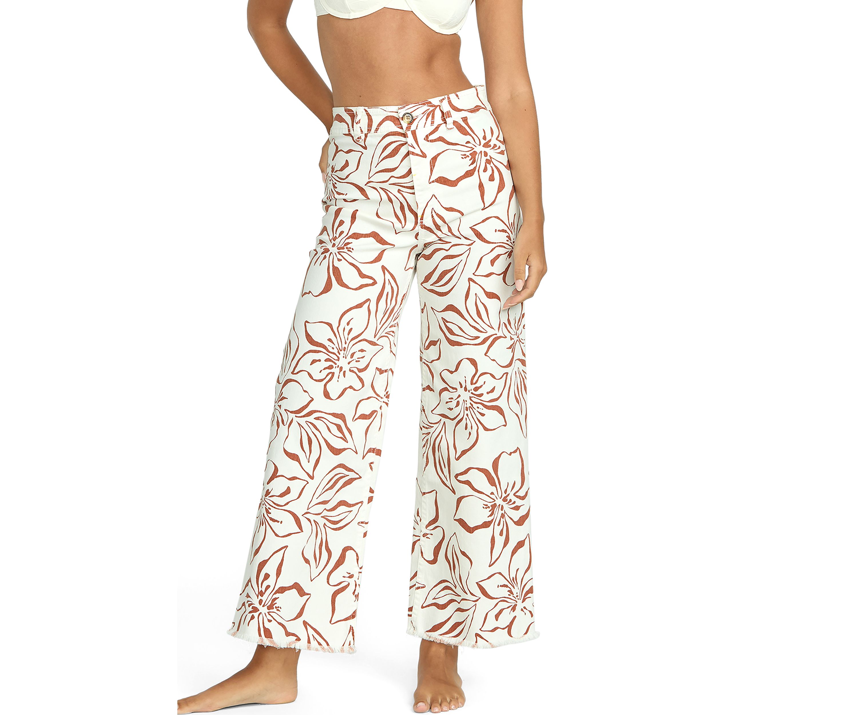 Free Fall Printed Twill Pants