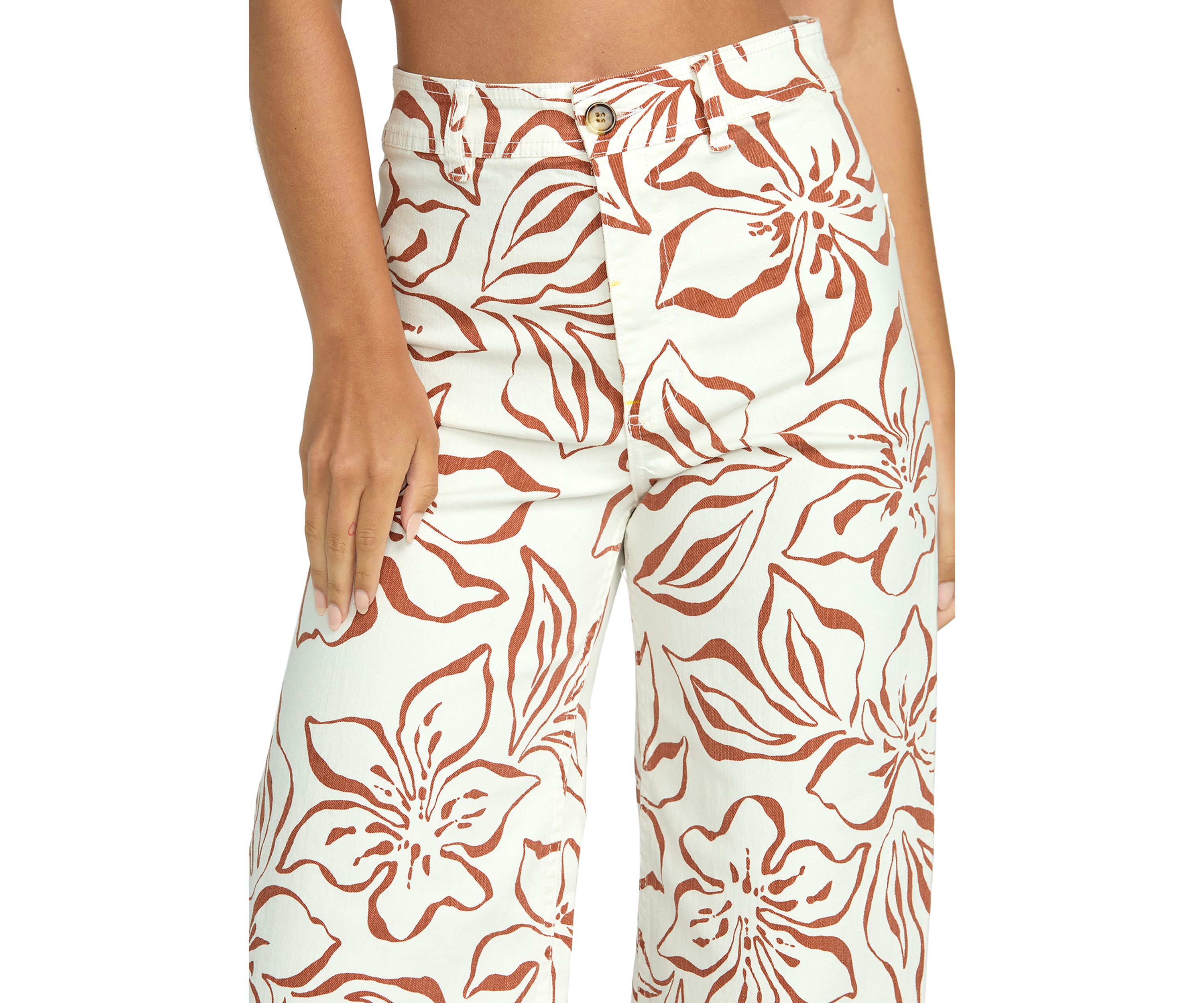 Free Fall Printed Twill Pants